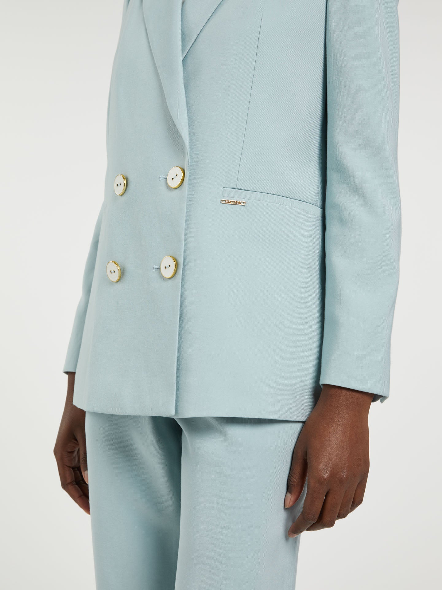 Double-Breasted Suit Blazer - Image 3