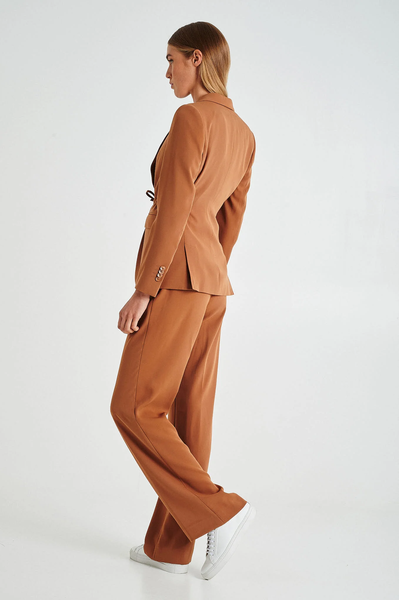 Drawstring waist detail blazer - Image 8
