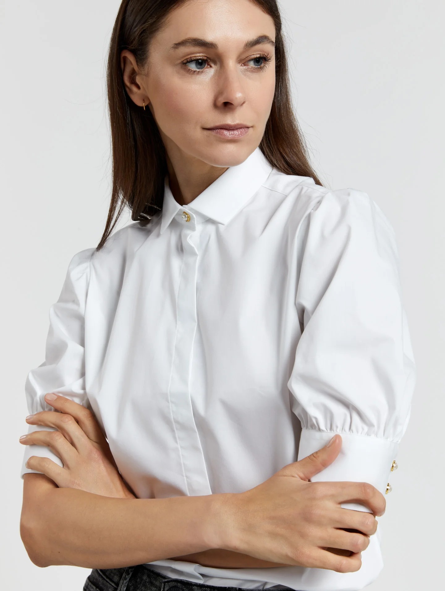 Elbow ballon sleeve shirt - Image 5