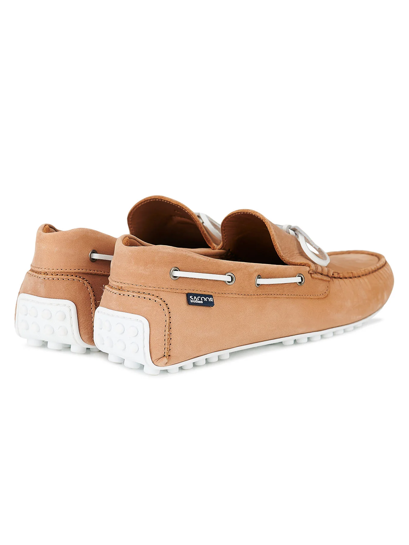 Entire sole leather driving shoes nubuck leather - Image 3