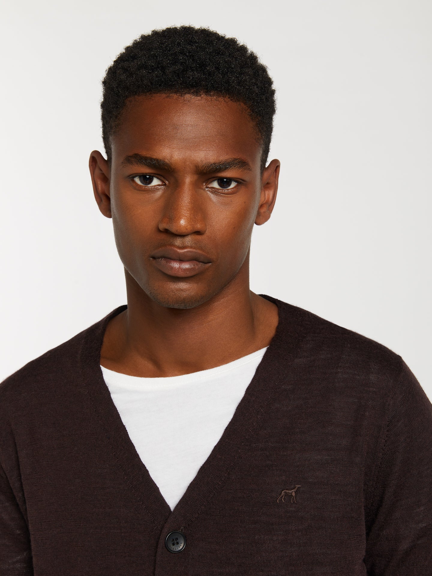 Extra fine merino wool cardigan - Image 6
