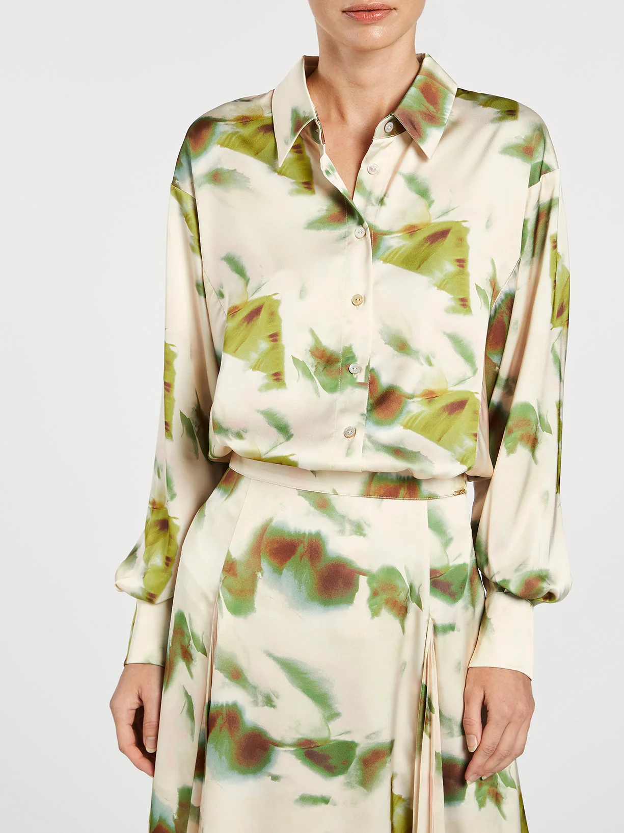 Faded Print Blouse - Image 2