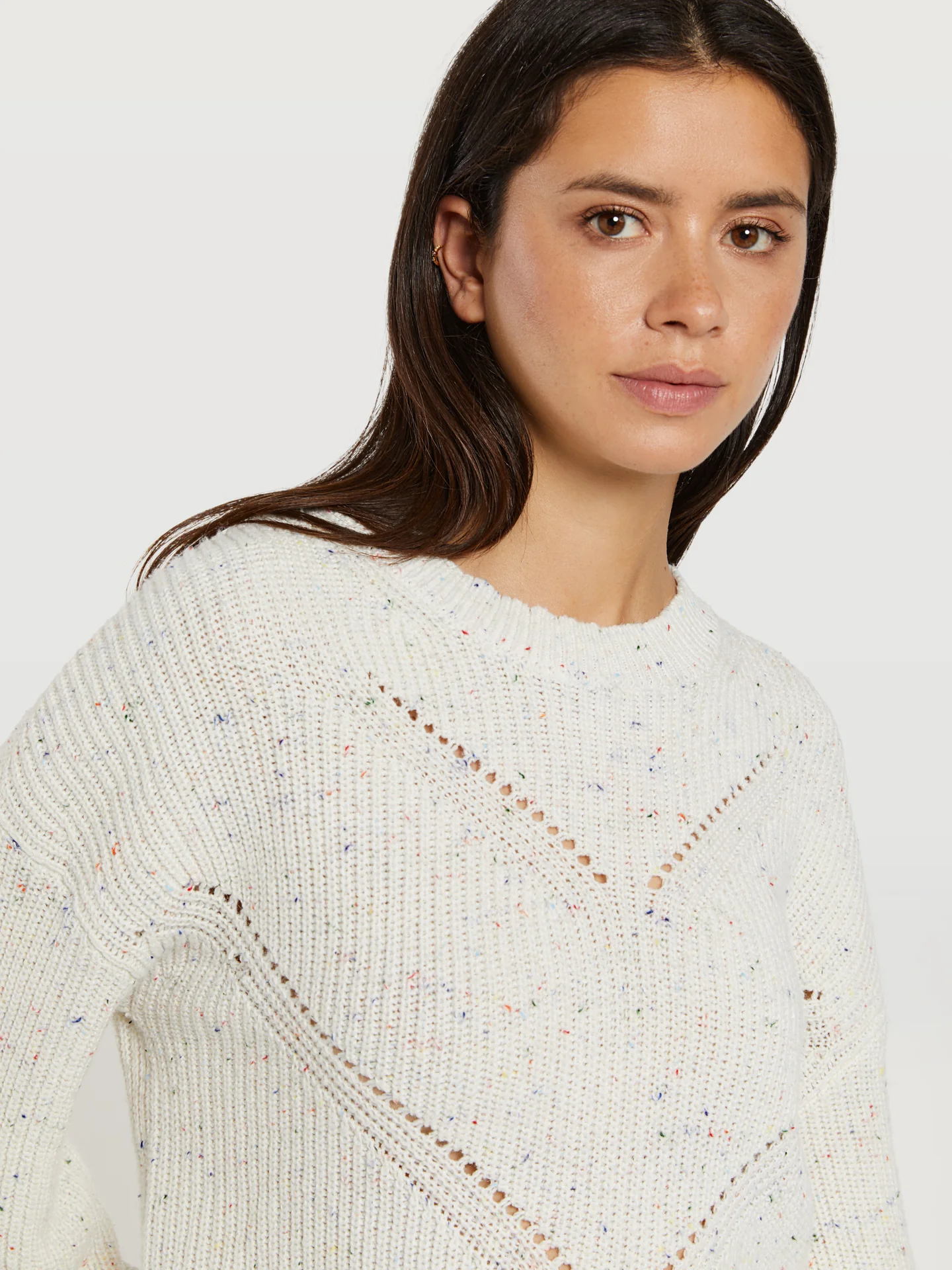 Fancy openwork sweater