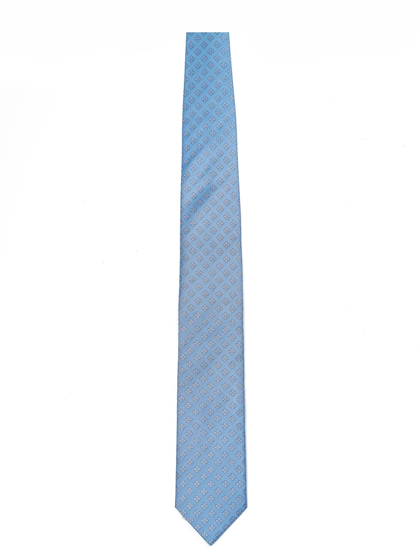 Floral Pattern Tie 100% Silk 7,5cm