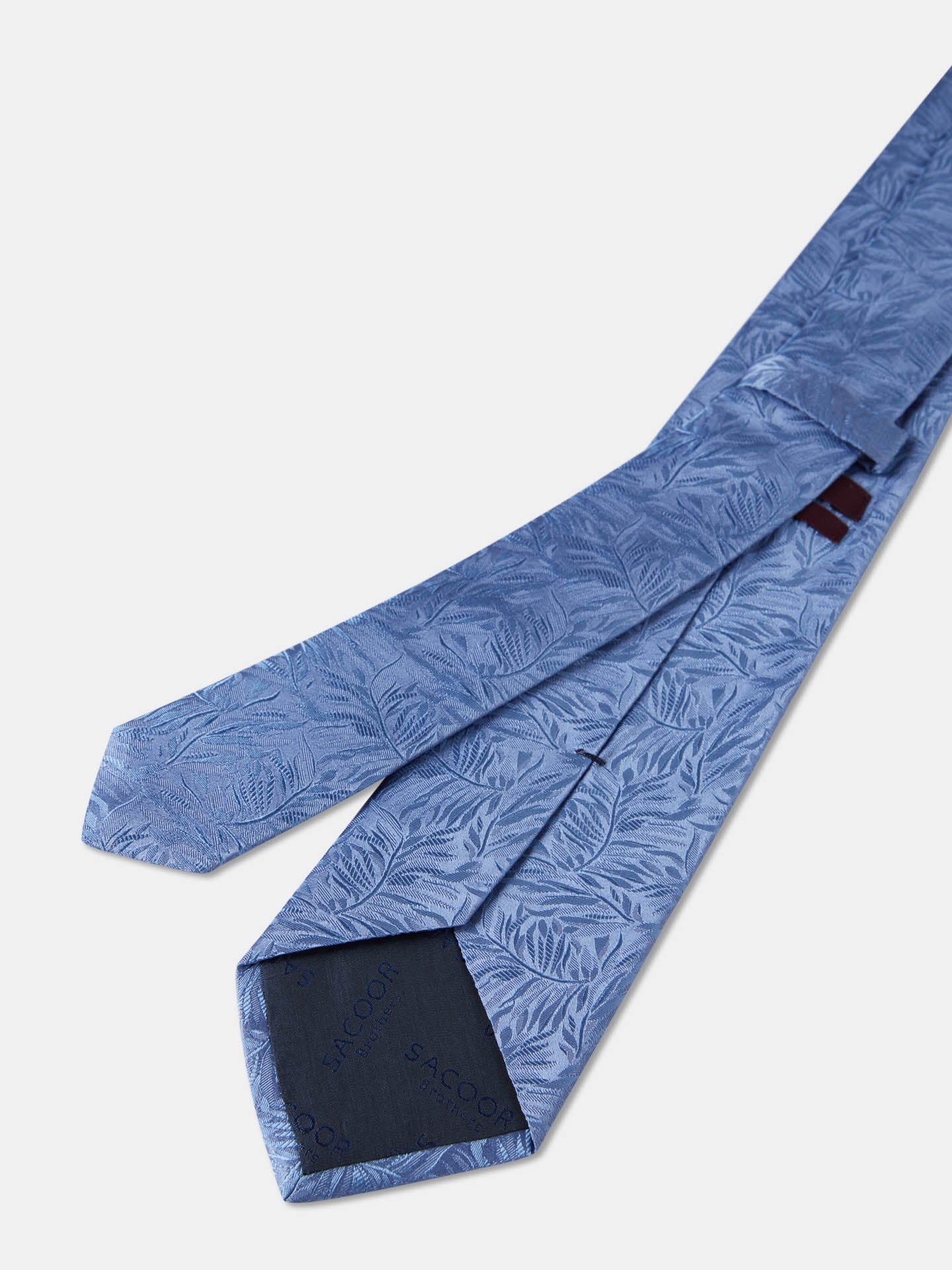 Floral Pattern Tie 100% Silk 8cm - Image 6