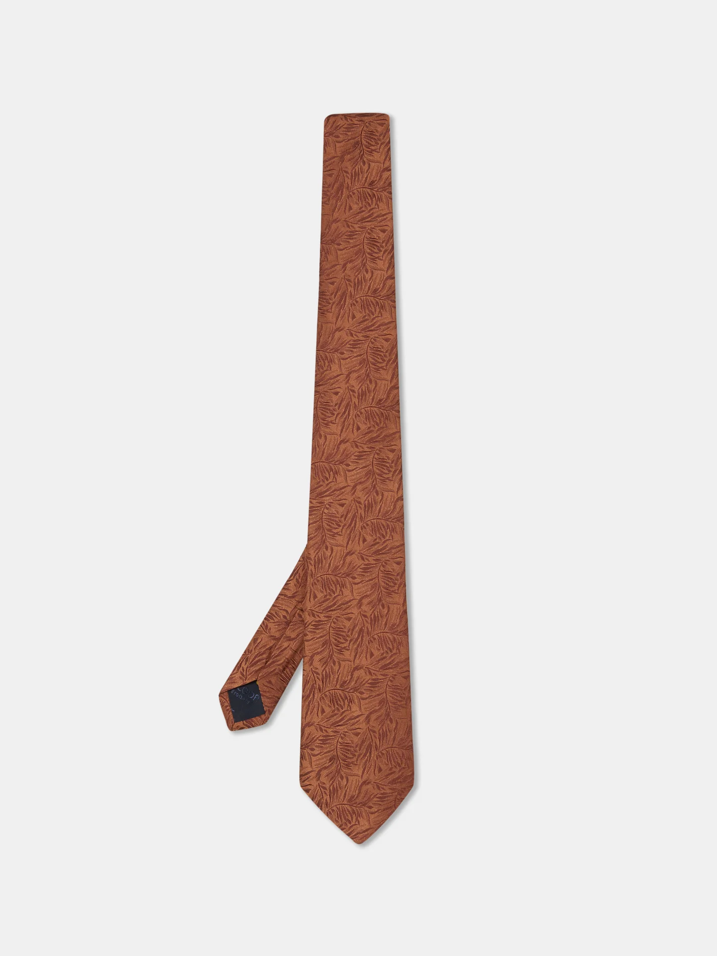 Floral Pattern Tie 100% Silk 8cm - Image 7