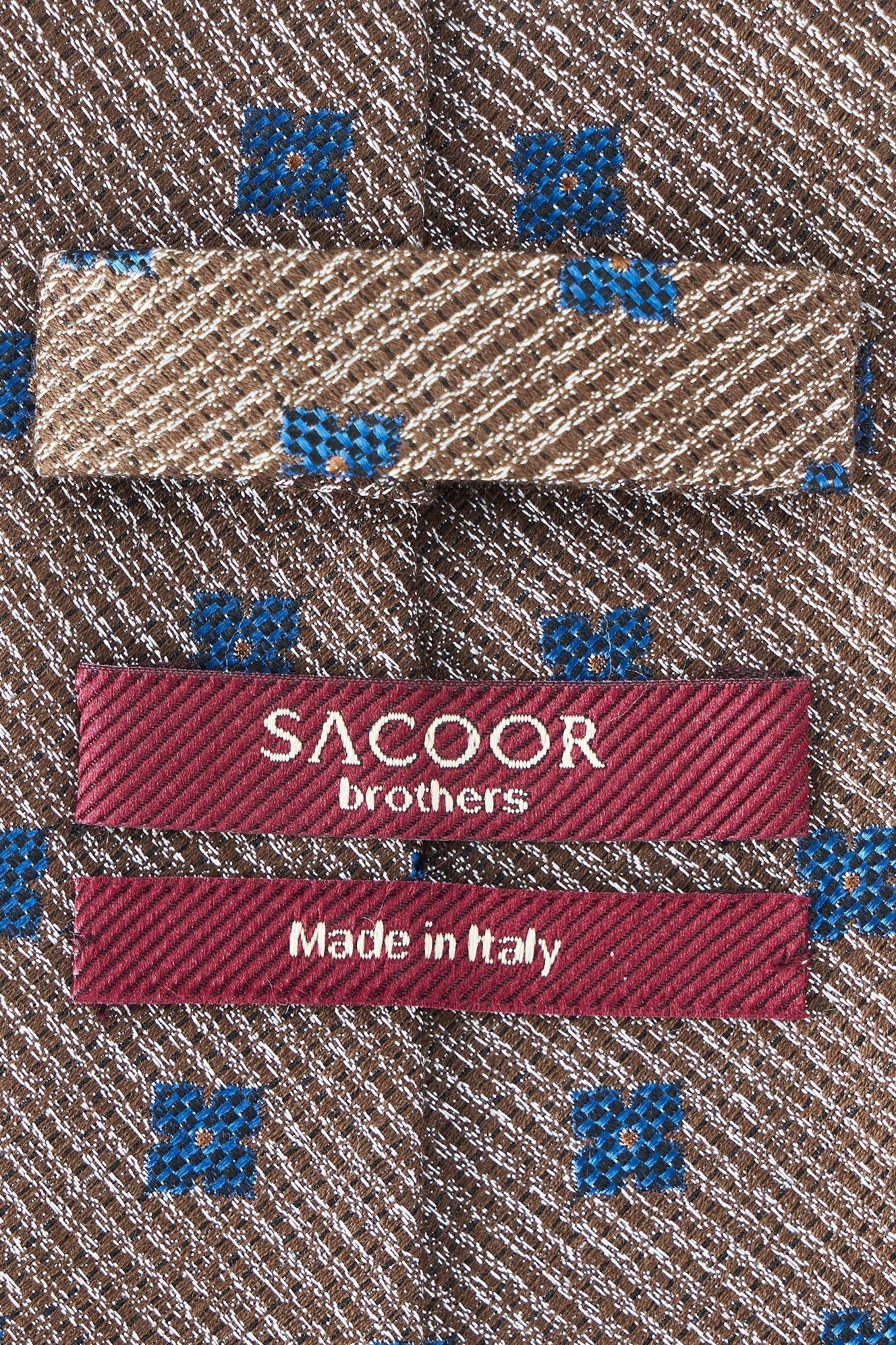 Floral Pattern Tie 100% Silk 8cm - Image 4