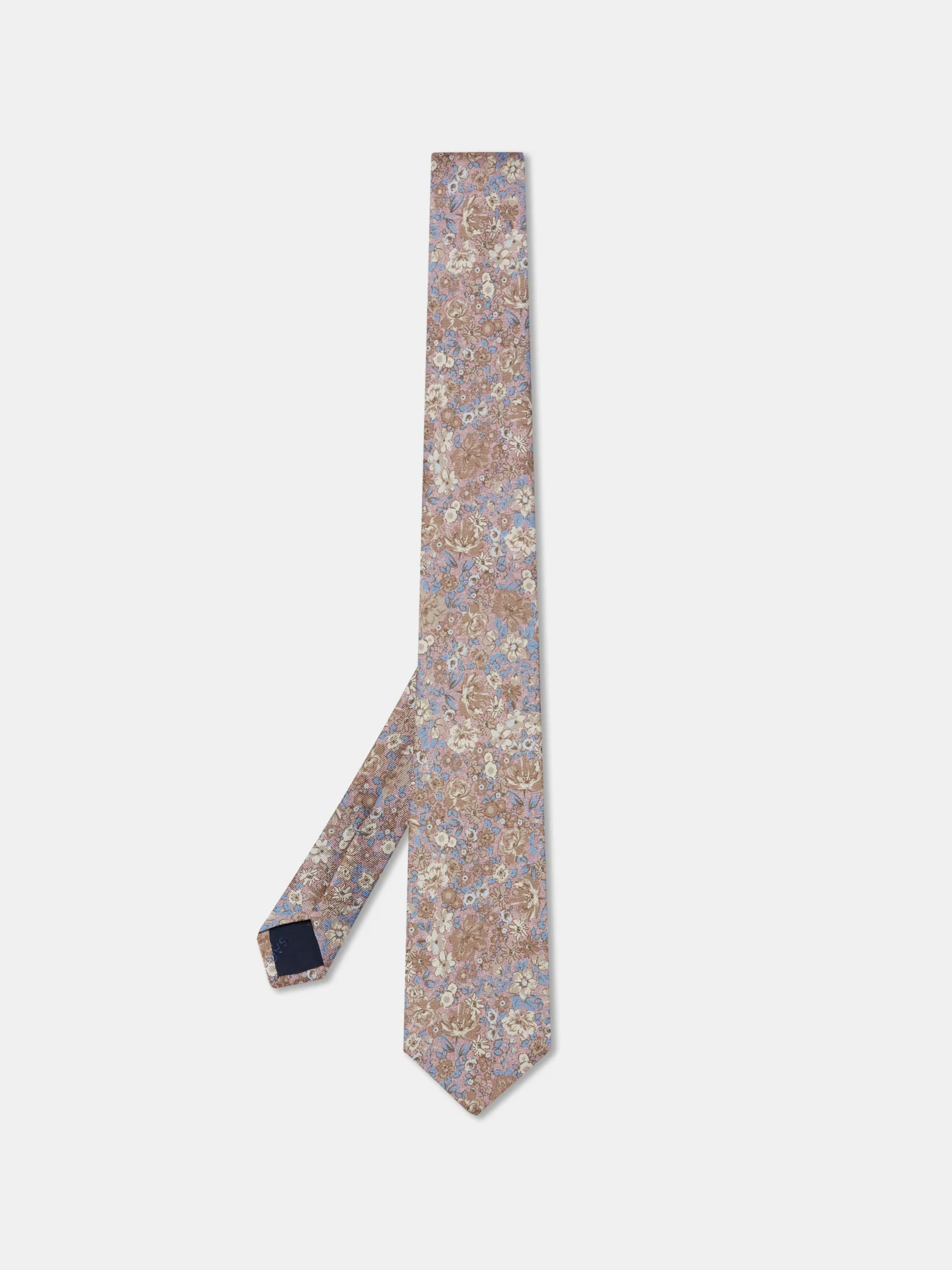 Floral Pattern Tie 100% Silk 8cm - Image 11