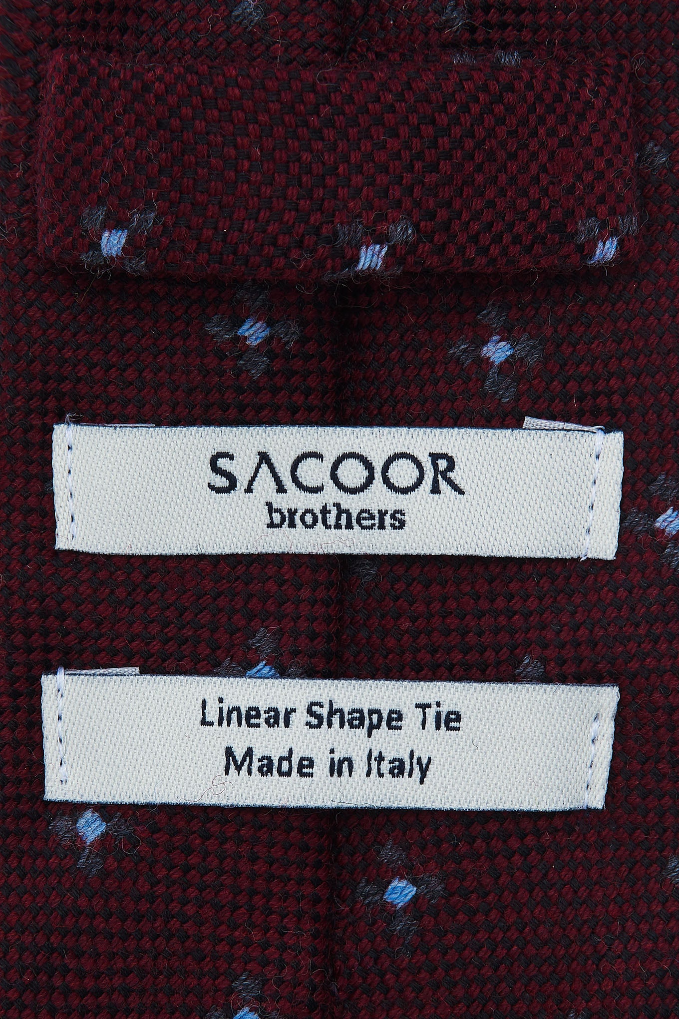Floral Pattern Tie 100% Wool 7cm - Image 2