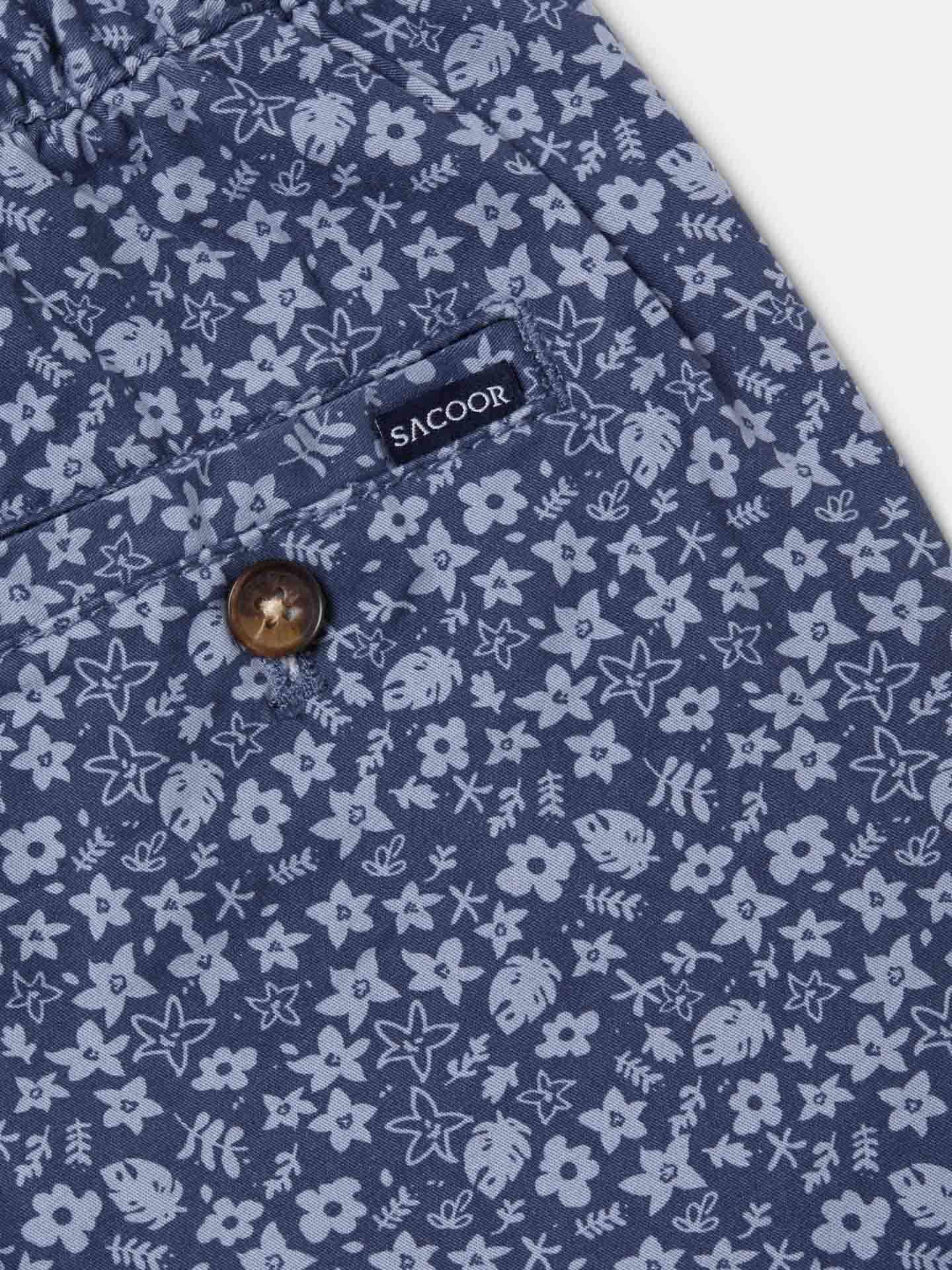 Flower Print Bermuda Shorts - Image 3