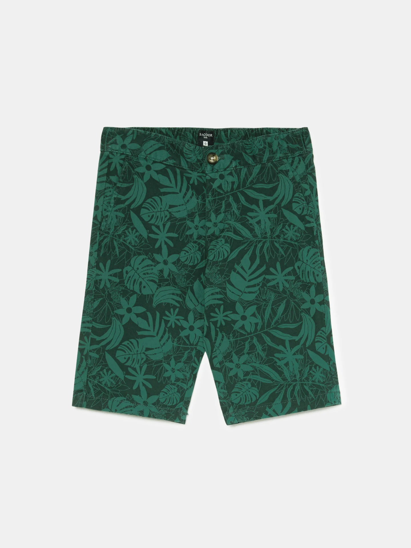 Flower Print Bermuda Shorts - Image 4