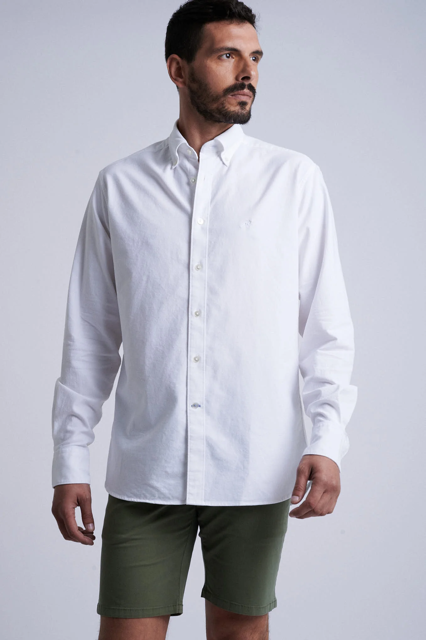 Garment dye Bermuda in Cotton Elastane - Image 10