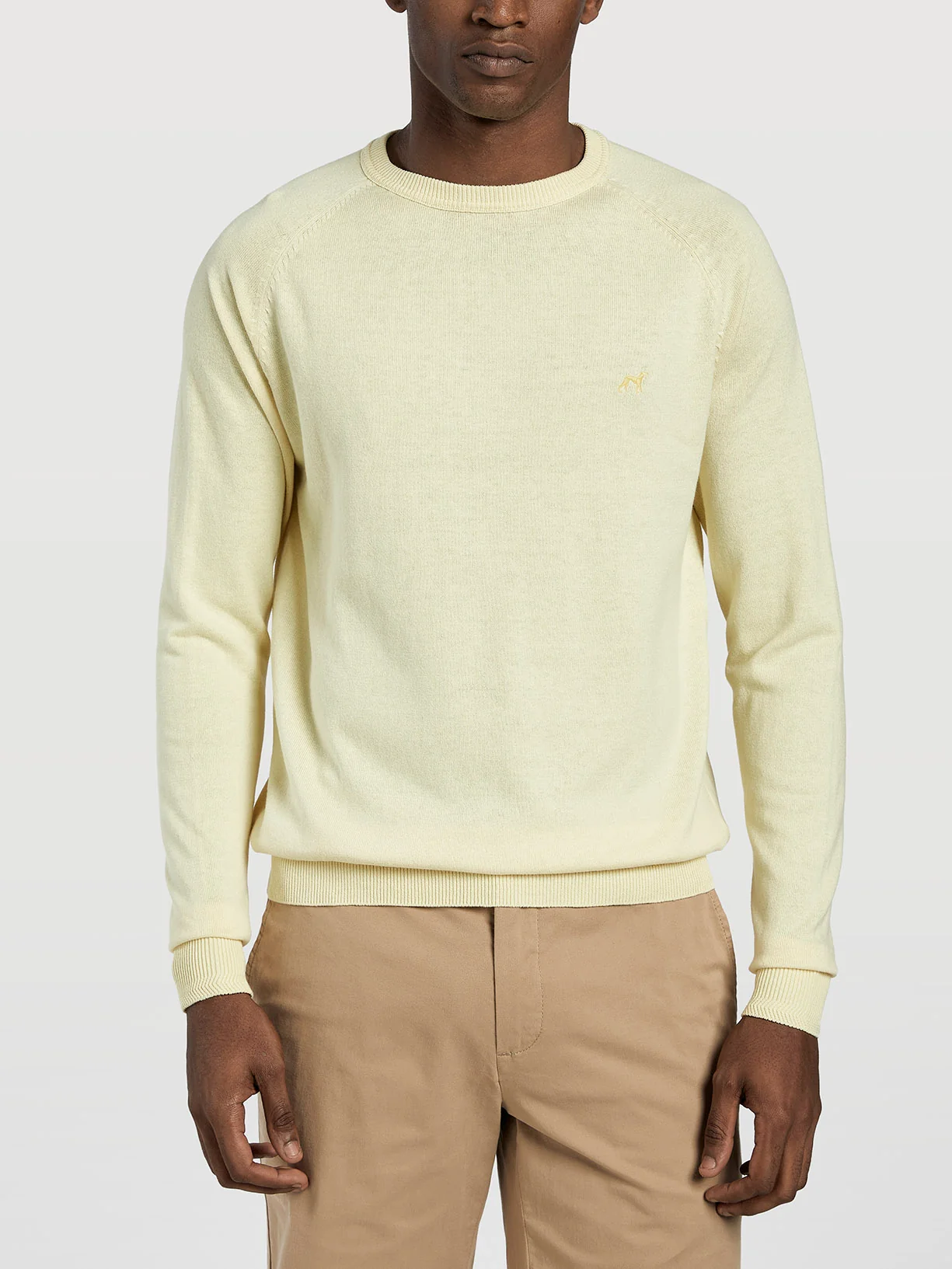 Garment dye crew neck sweater - Image 2