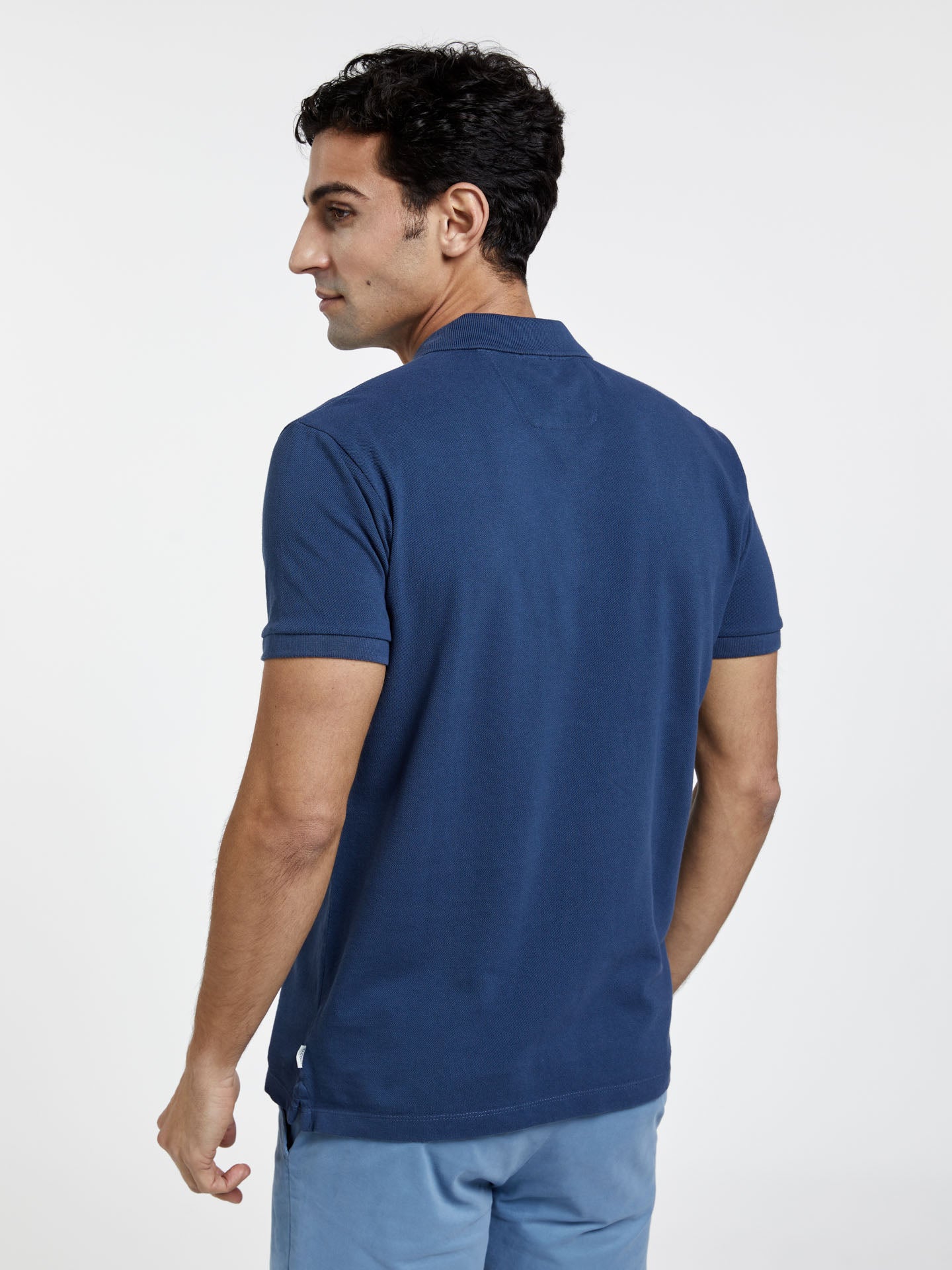 Garment Dye Polo Piqué Shirt With cut details - Image 11