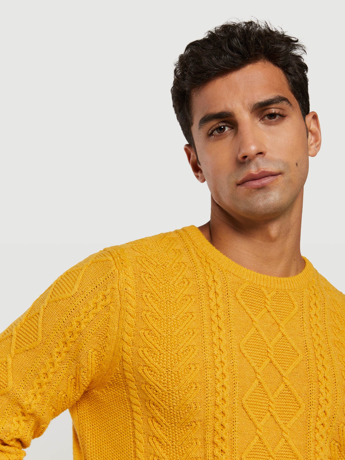 Gen z collection crew neck sweater with cables - Image 10