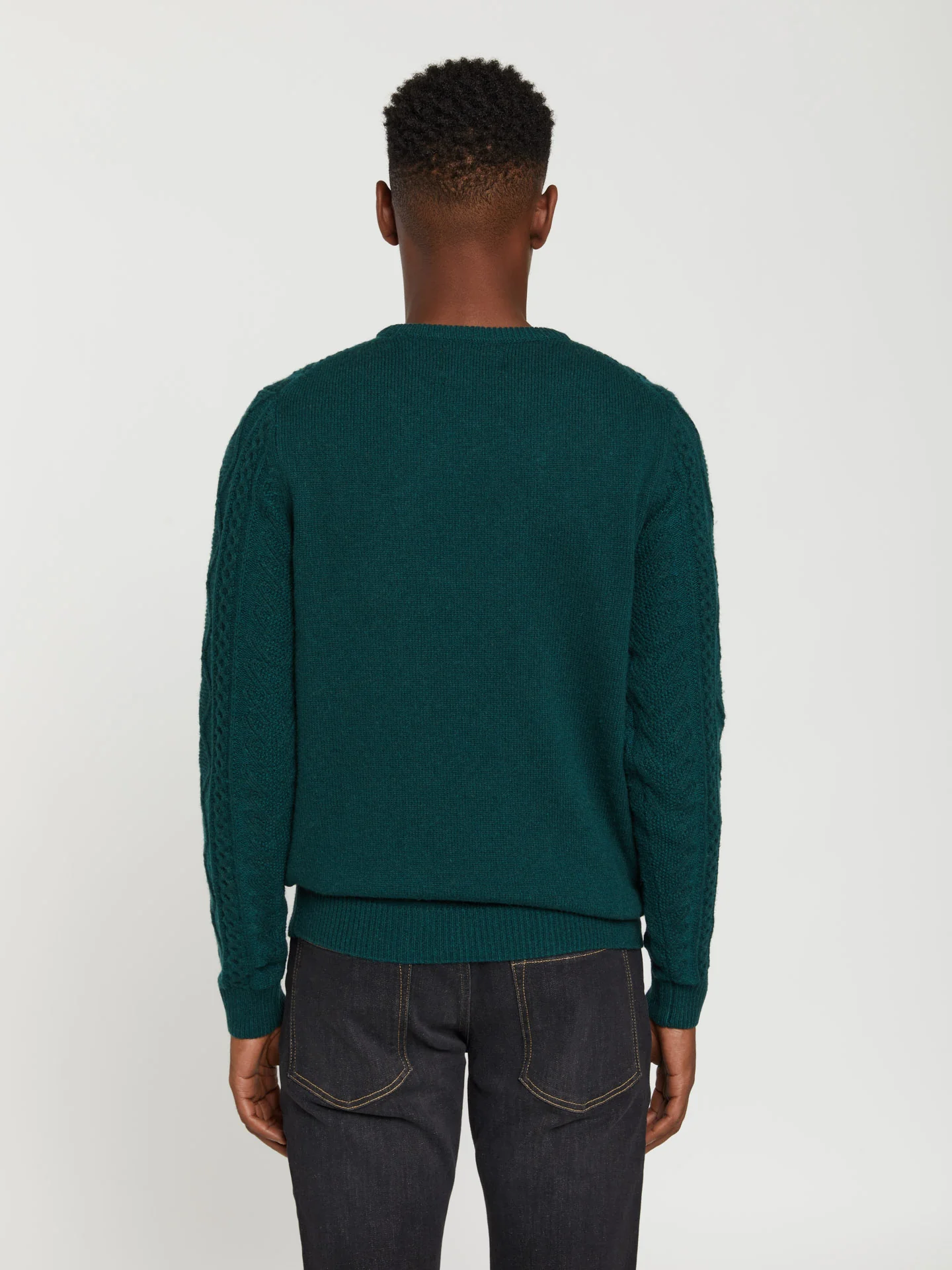 Gen z collection crew neck sweater with cables - Image 3
