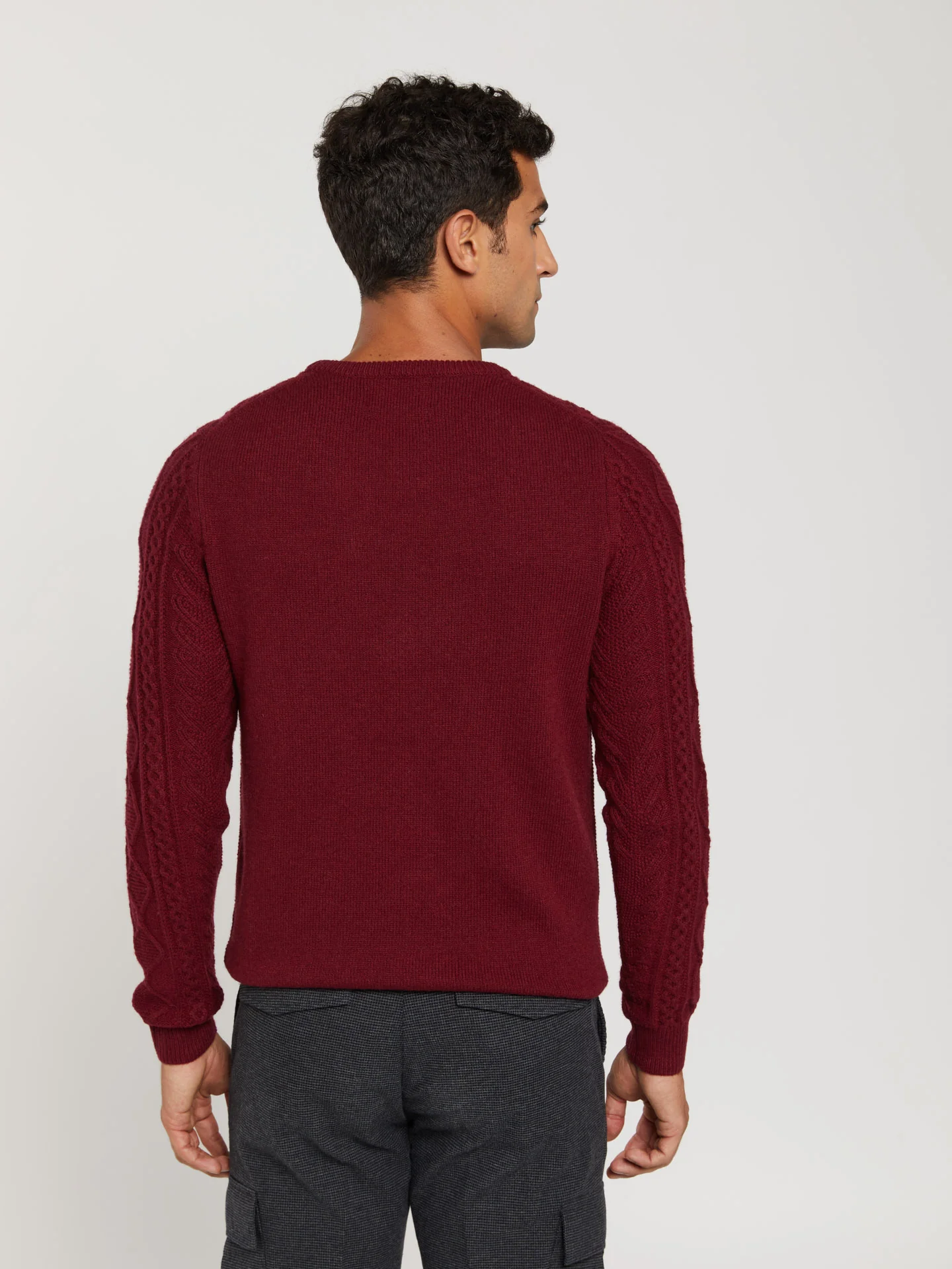 Gen z collection crew neck sweater with cables - Image 9