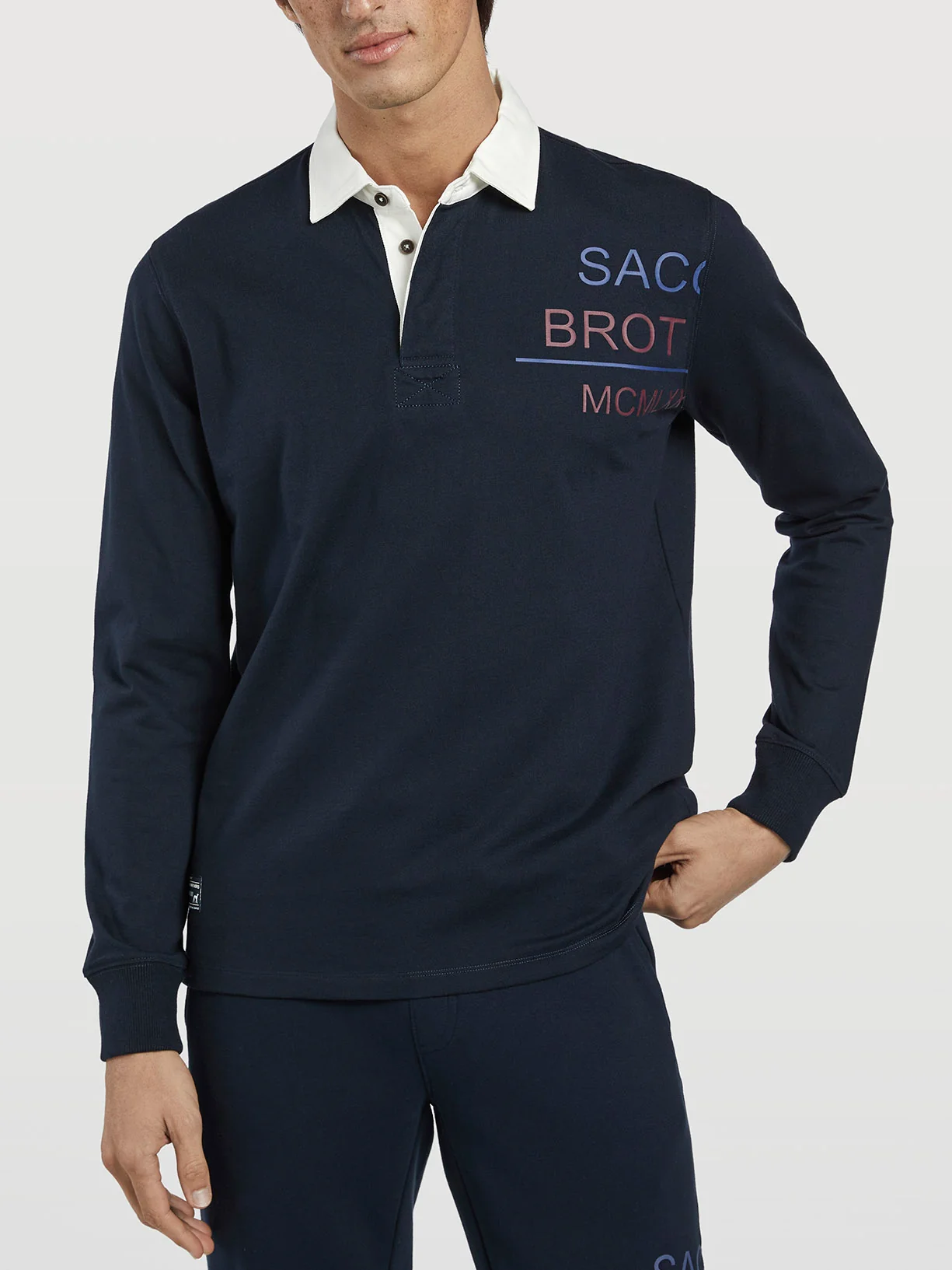 Gen Z Collection rugby polo with branding