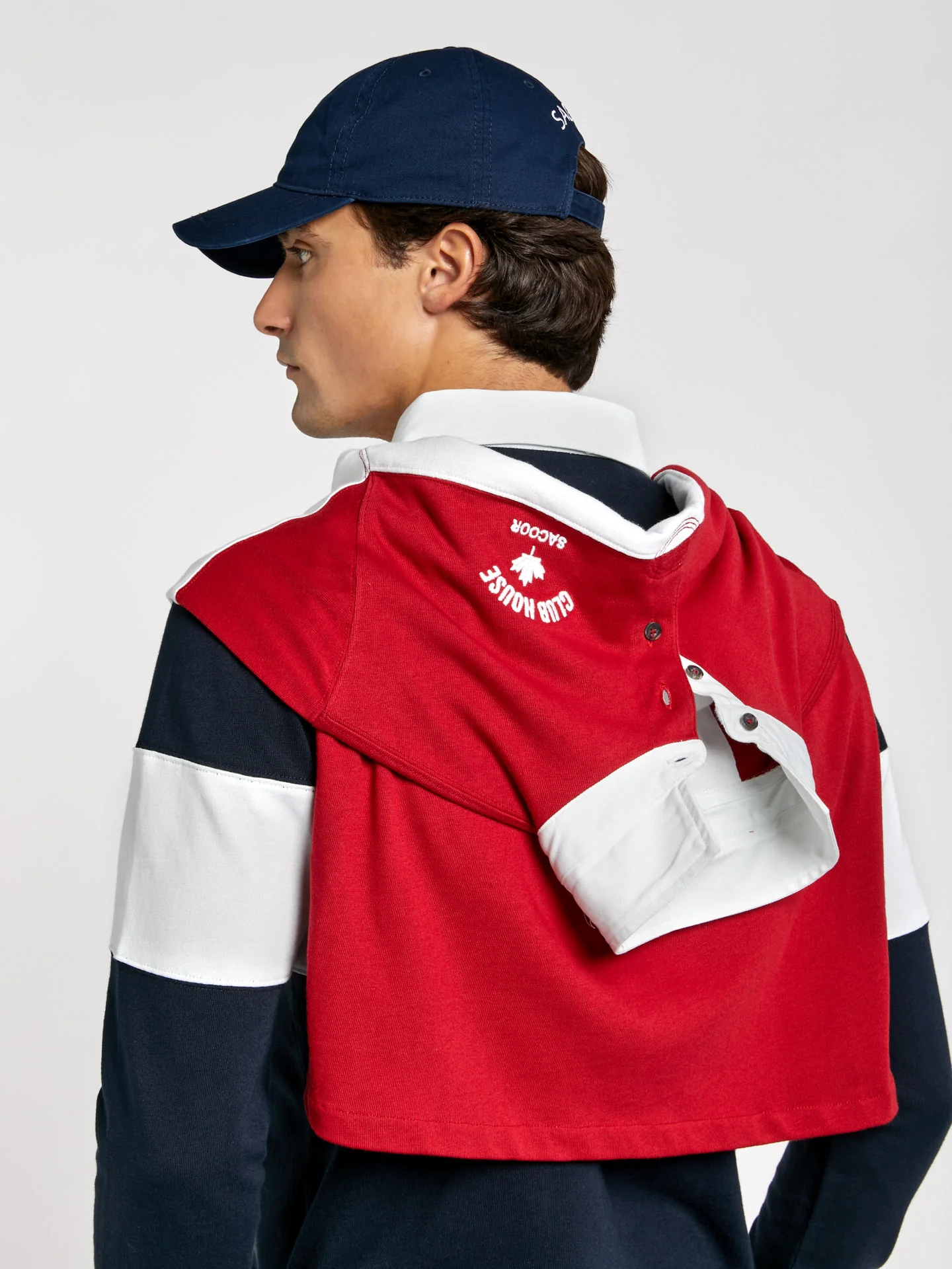 Gen z collection rugby polo with contrast stripe - Image 4