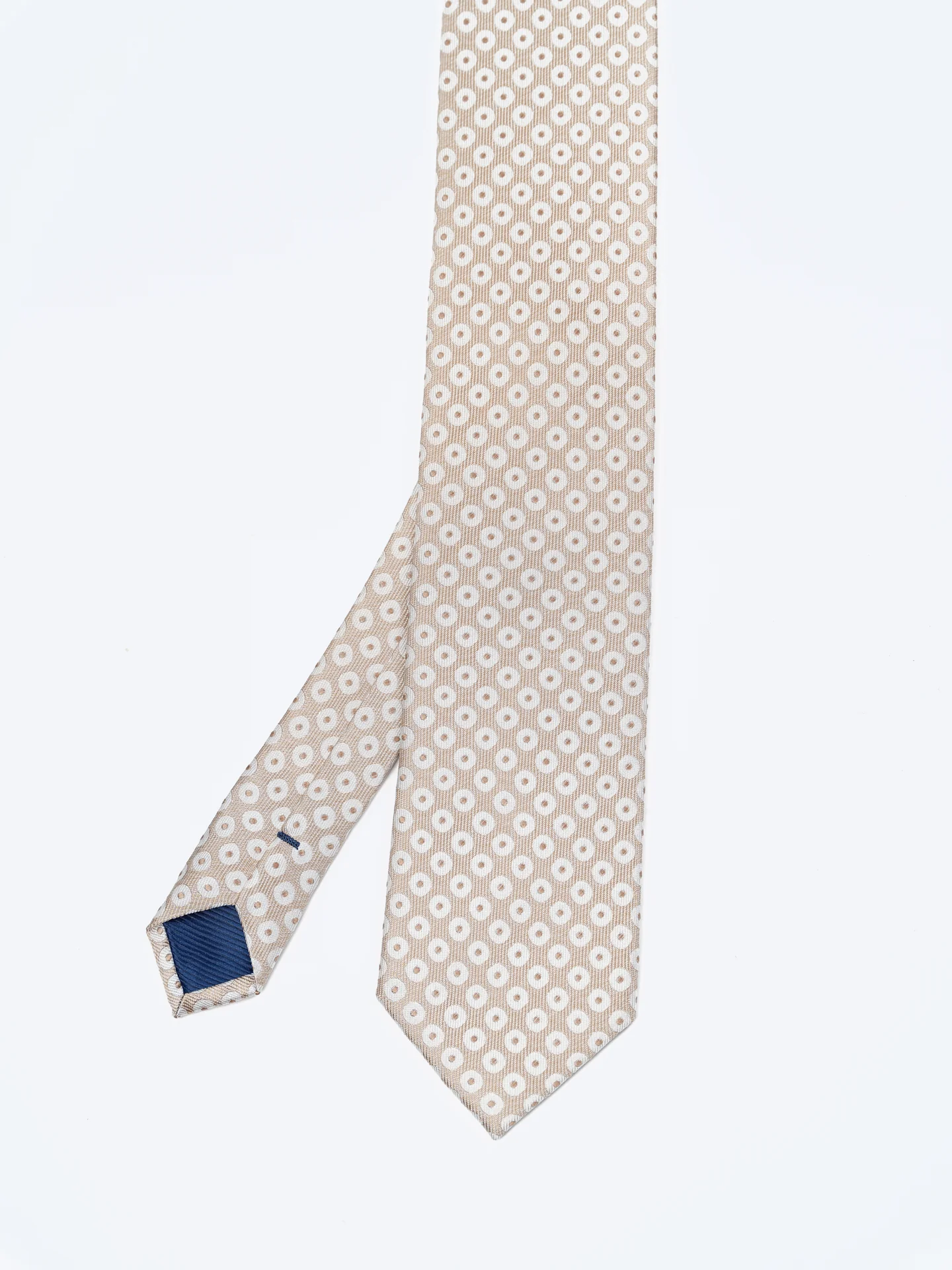 Geometric Pattern Tie 100% silk 7,5cm - Image 2