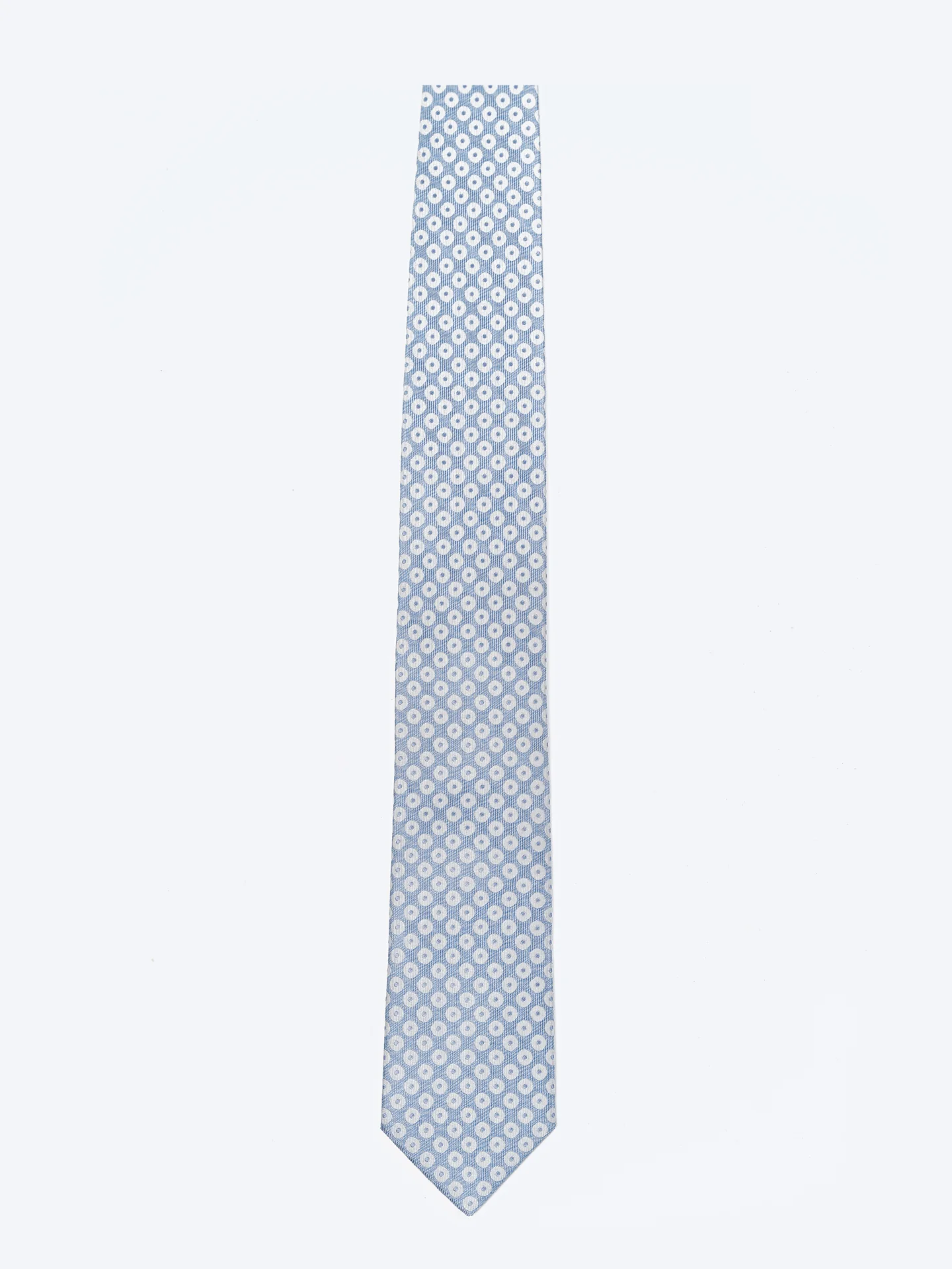 Geometric Pattern Tie 100% silk 7,5cm - Image 4