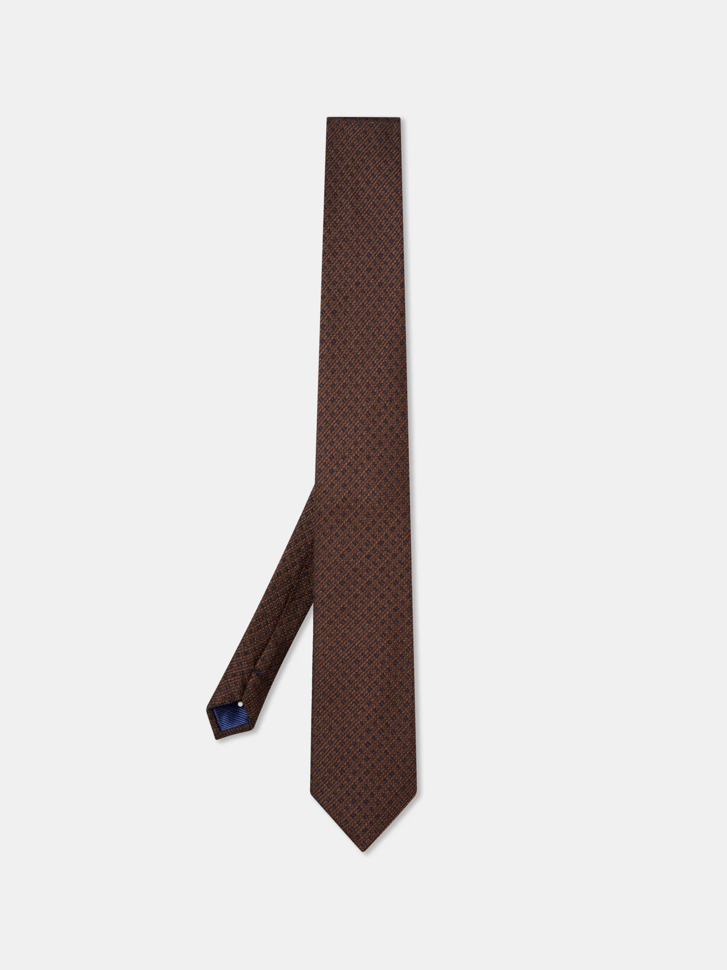 Geometric Pattern Tie 100% Silk 7,5cm