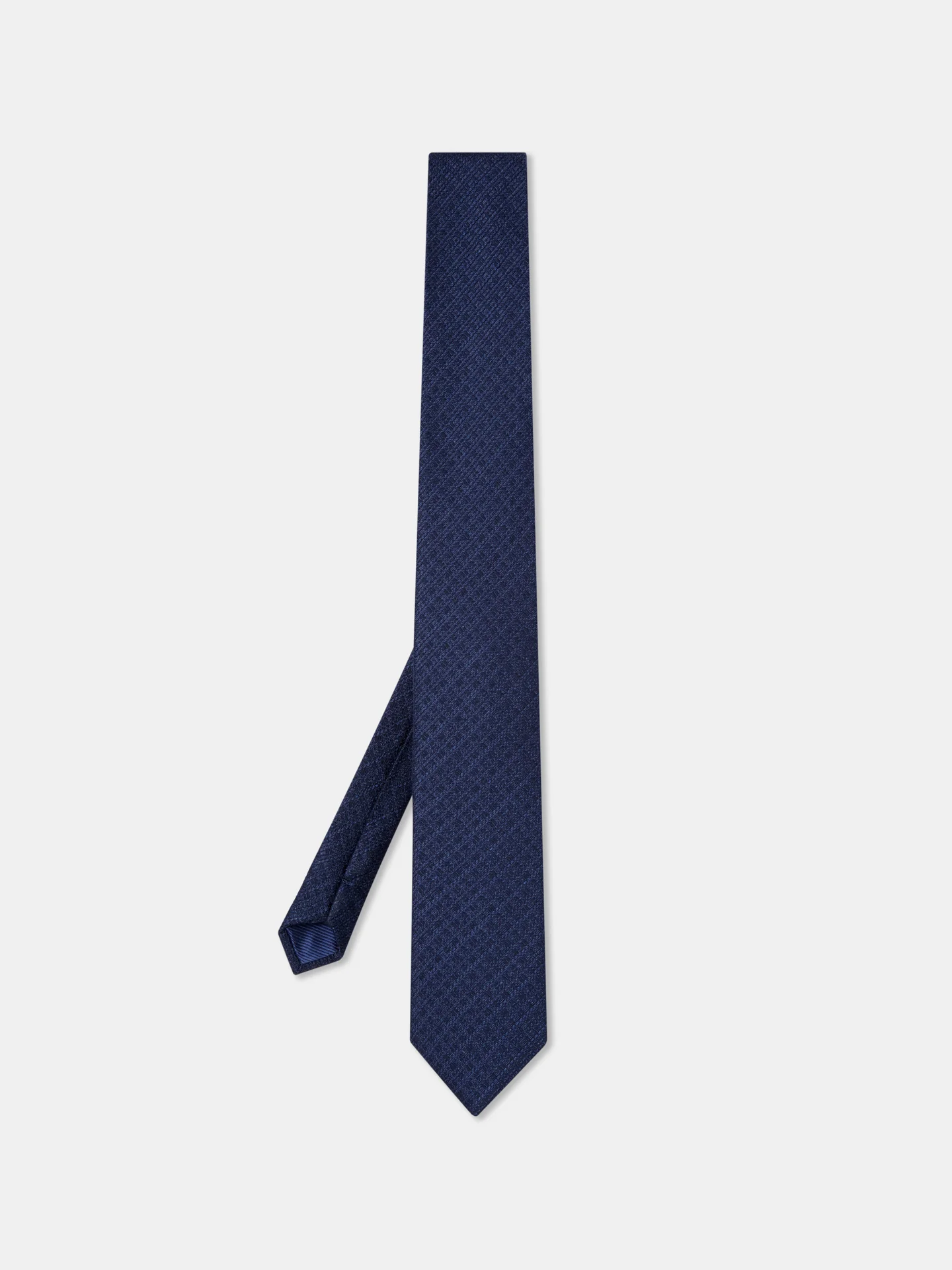 Geometric Pattern Tie 100% Silk 7,5cm - Image 5