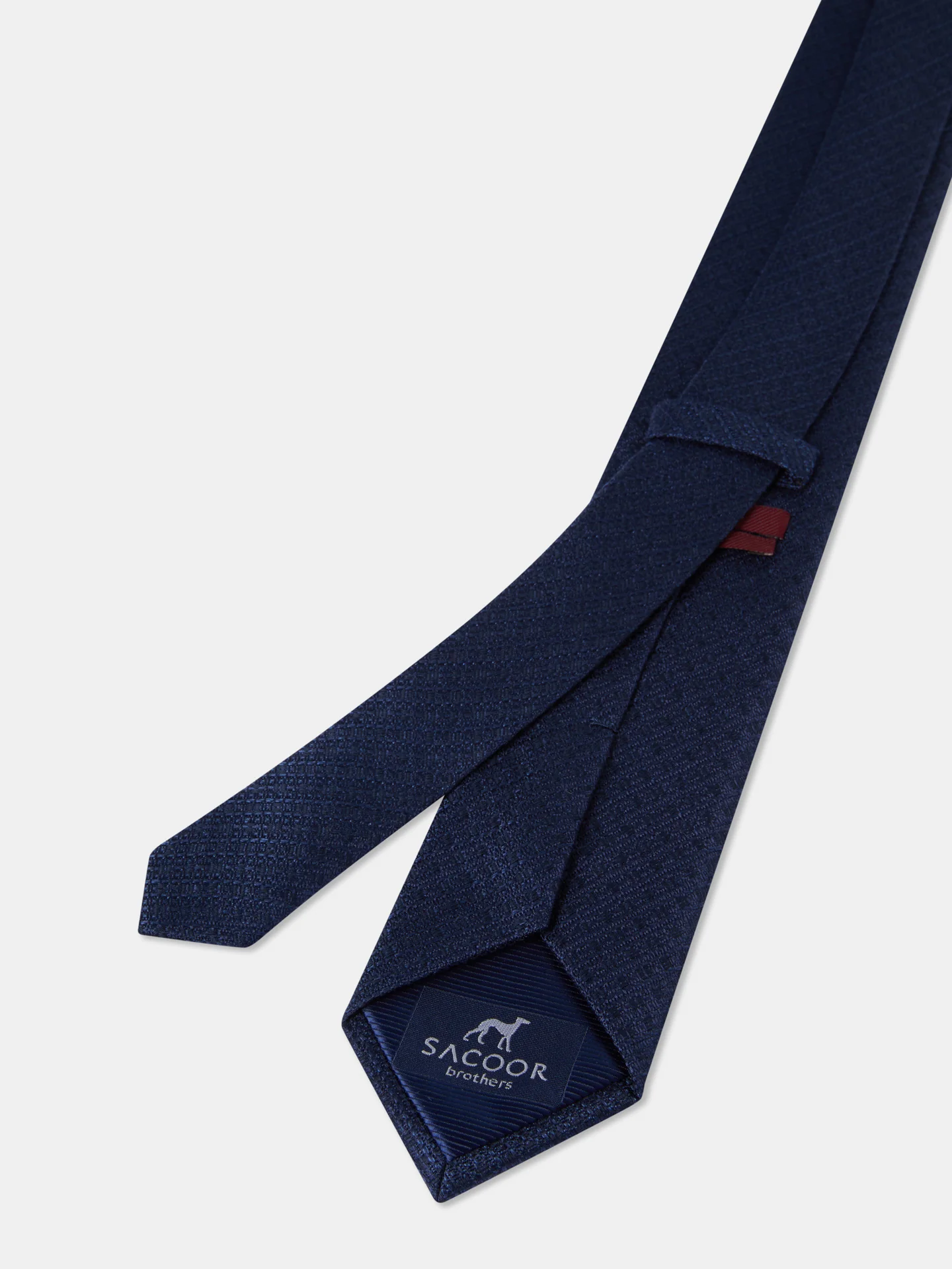 Geometric Pattern Tie 100% Silk 7,5cm - Image 6