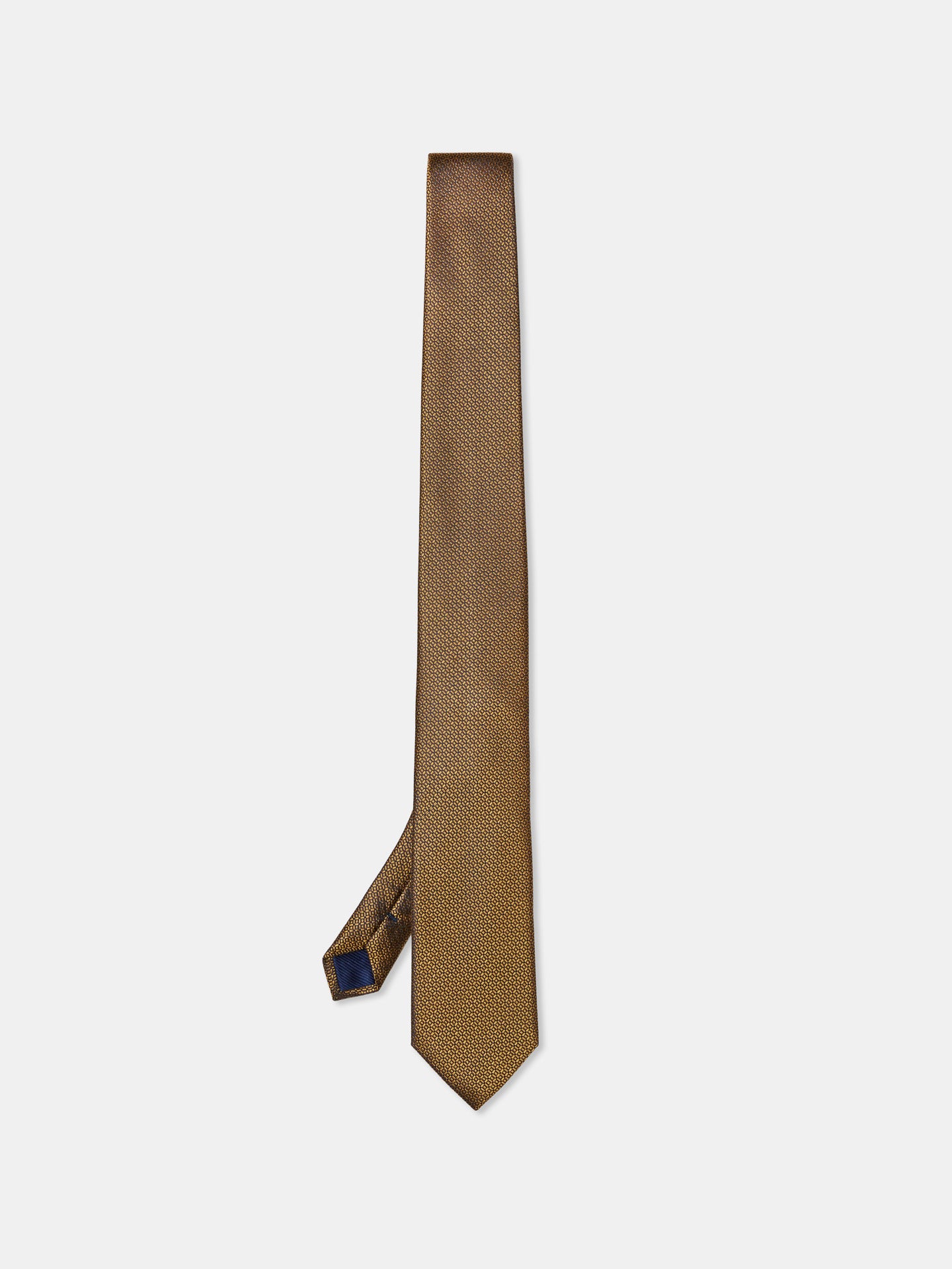 Geometric Pattern Tie 100% Silk 7,5cm - Image 7