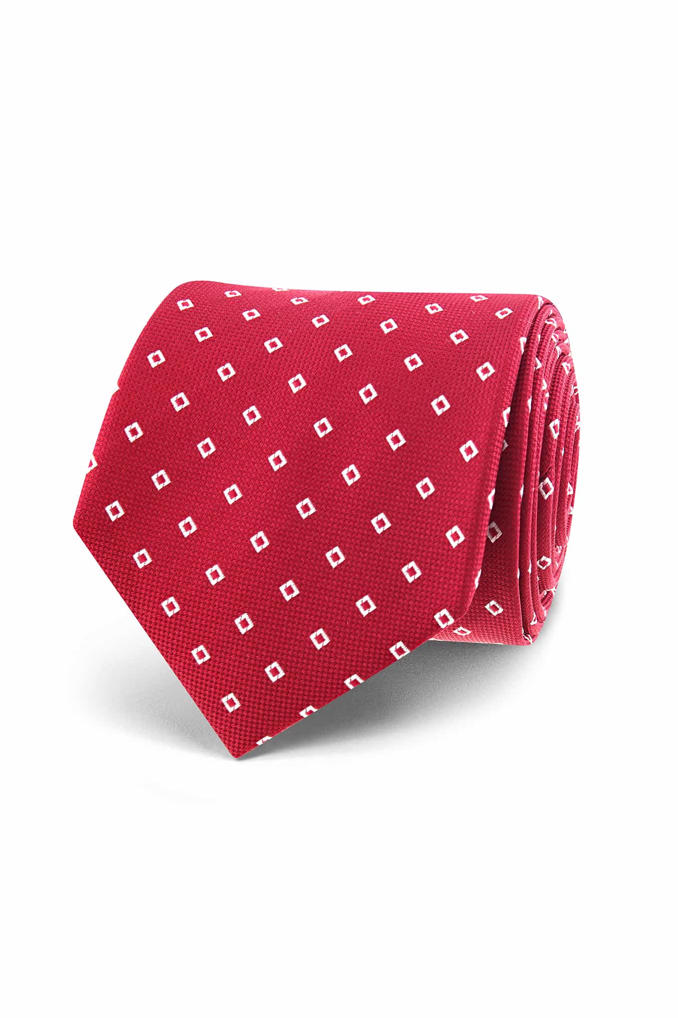 Geometric Pattern Tie 100% silk 7cm