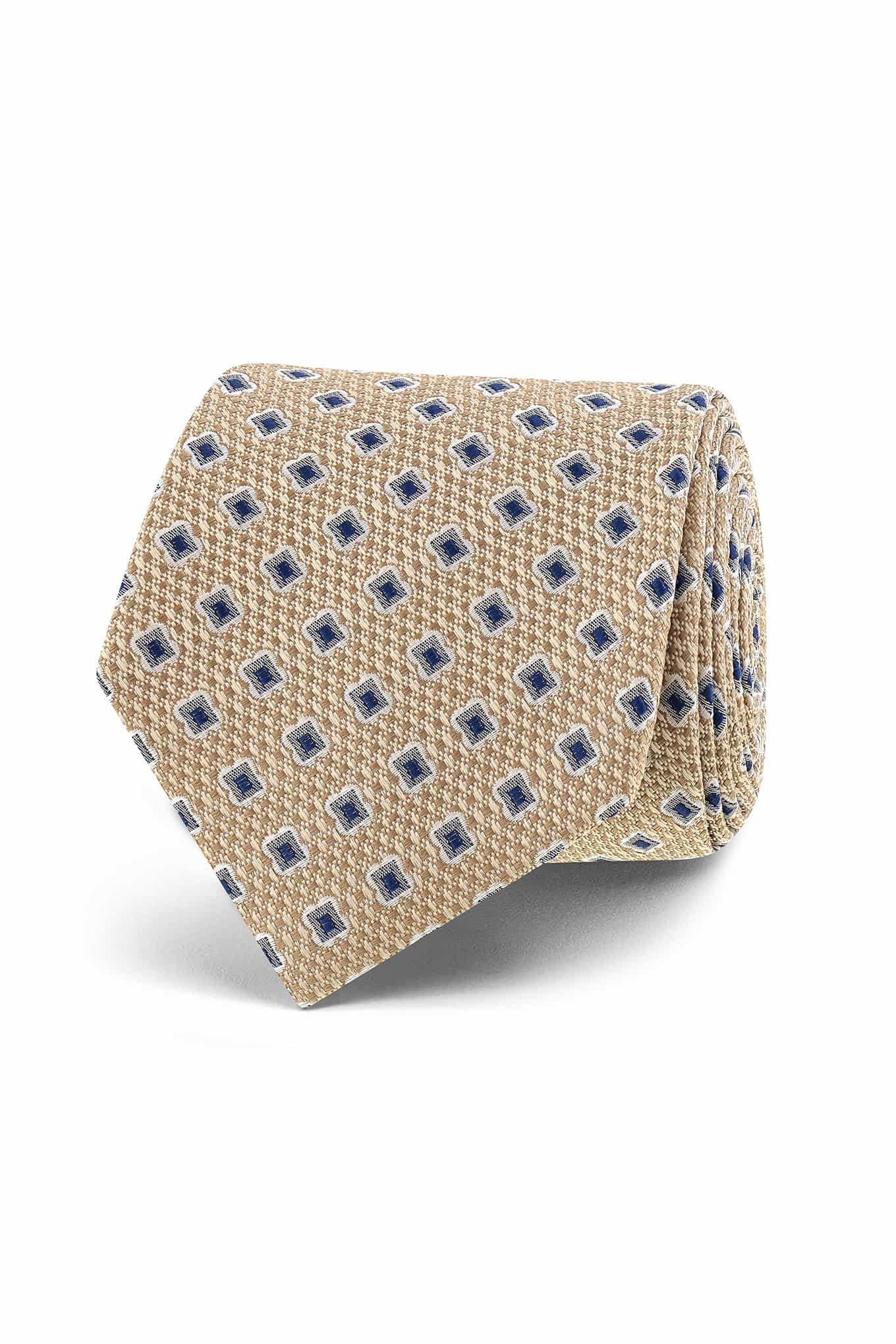 Geometric Pattern Tie 100% Silk 7cm