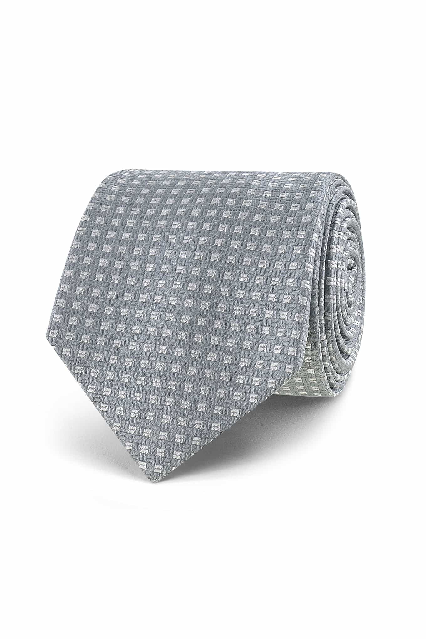 Geometric Pattern Tie 100% silk 7cm