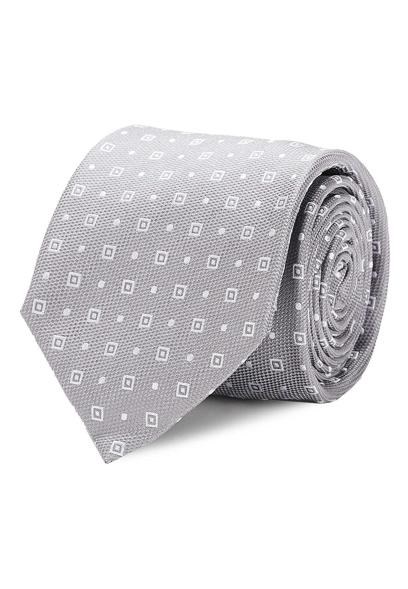 Geometric Pattern Tie 100% silk 8cm