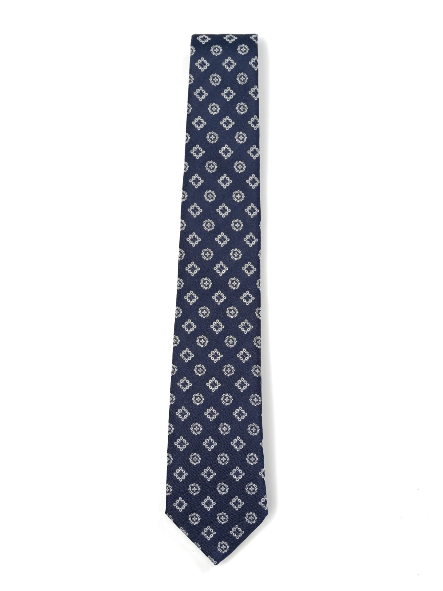 Geometric Pattern Tie 100% silk 8cm
