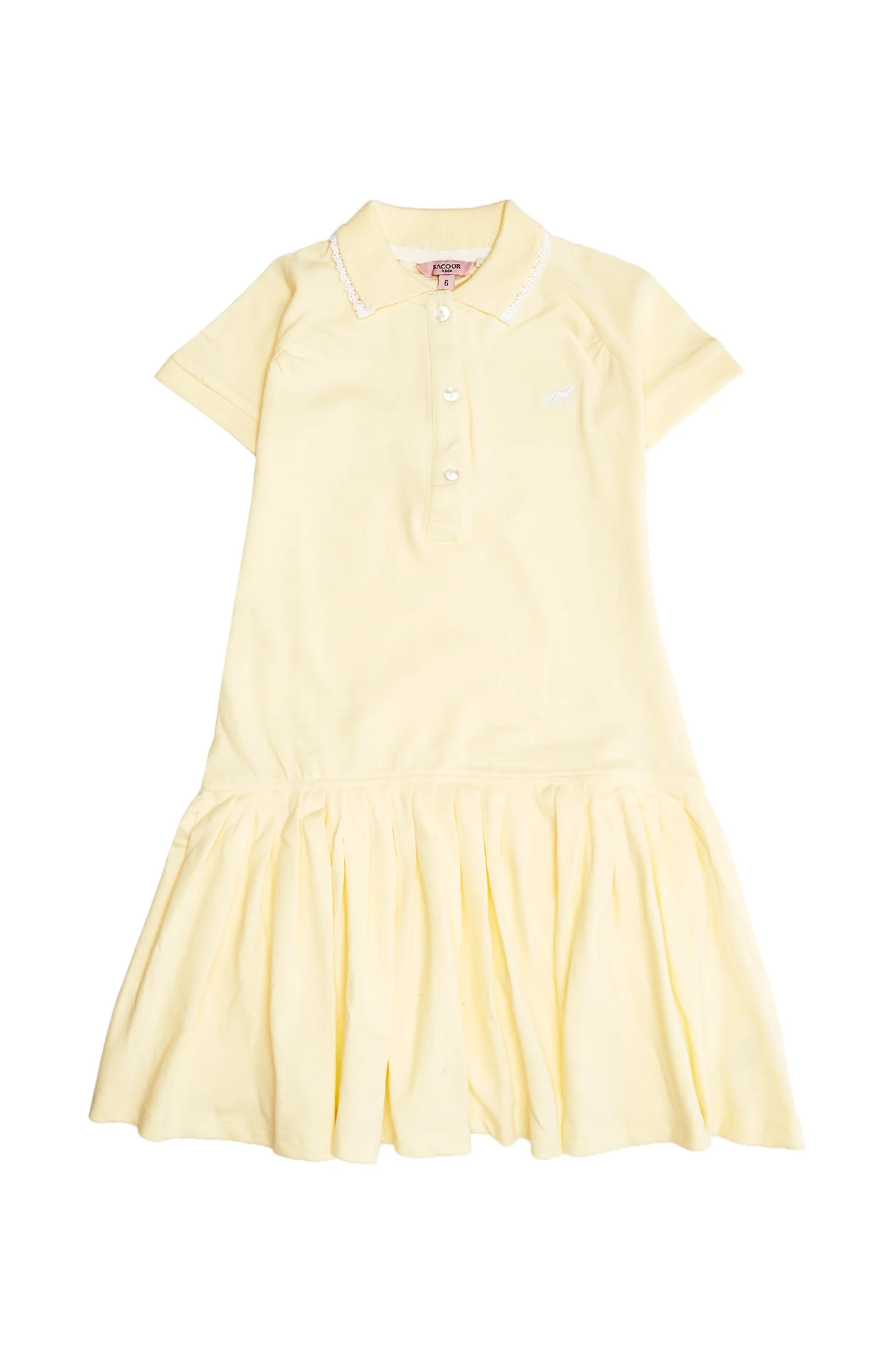 Girl's Sport Piqué Dress - Image 3