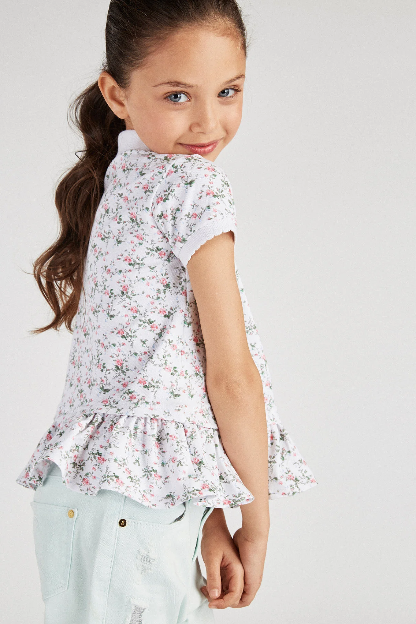 Girl's Sport Piqué Polo Shirt - Image 2