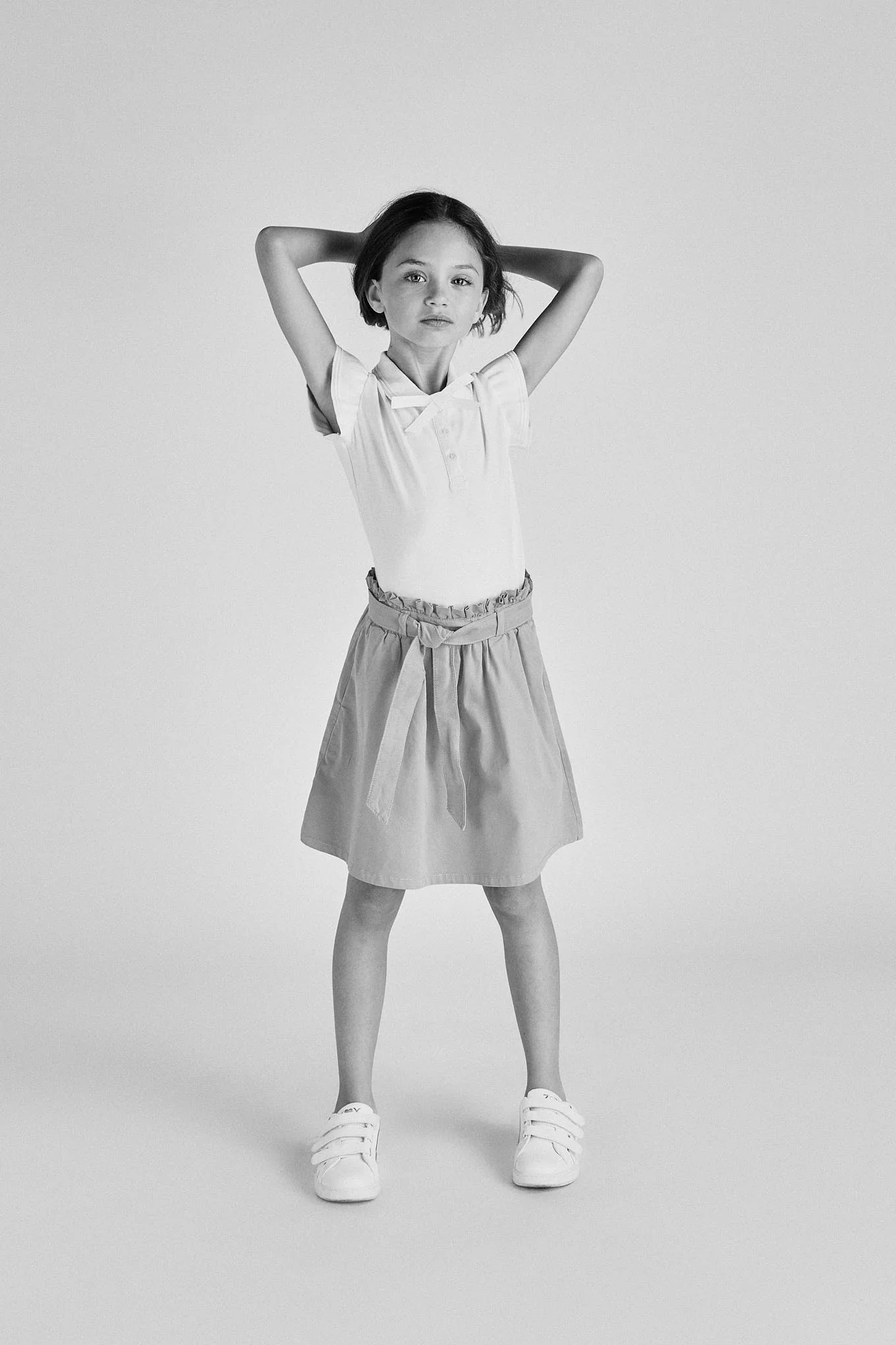 Girl's Sport Skirt with Waist Ribbon - Image 9