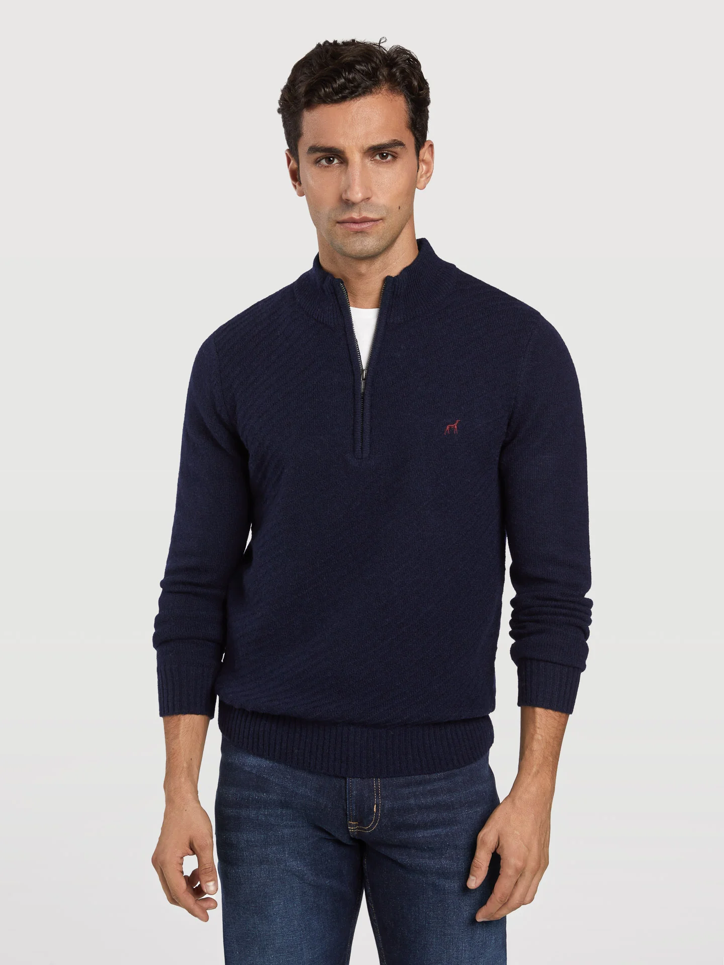 Half-zip sweater