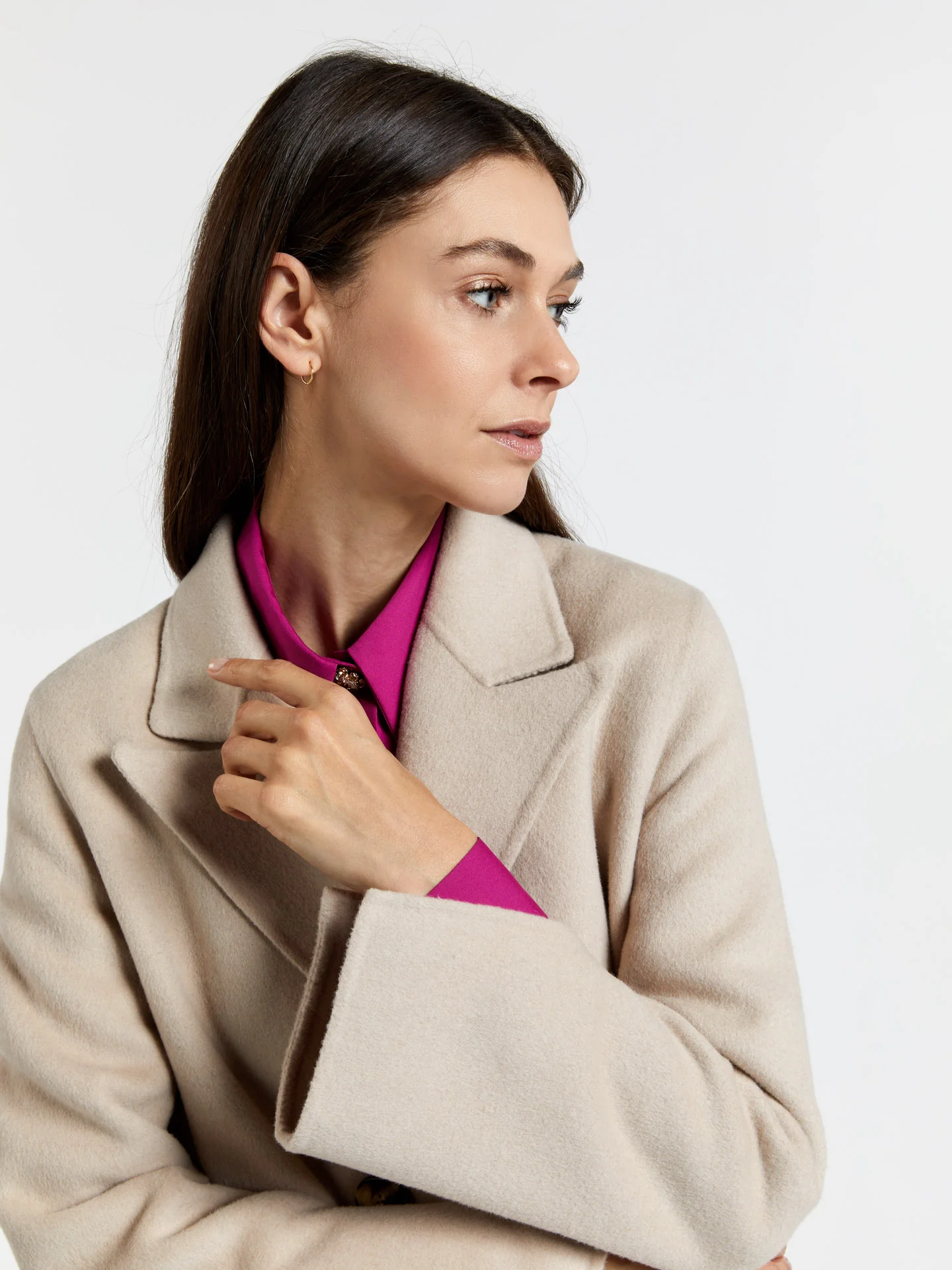Handmade double - breasted overcoat - Image 3