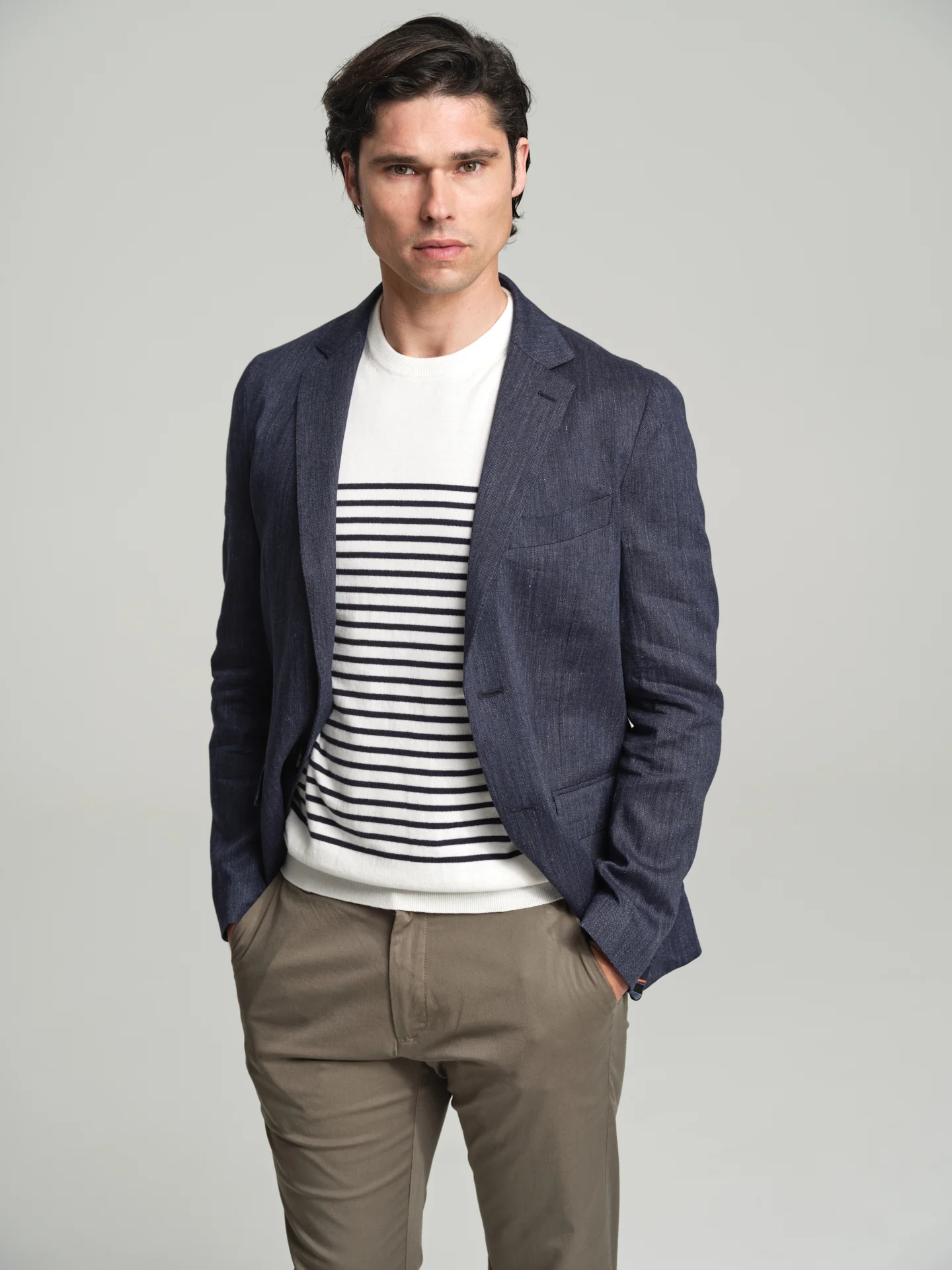 Havana Collection herringbone blazer - Image 6
