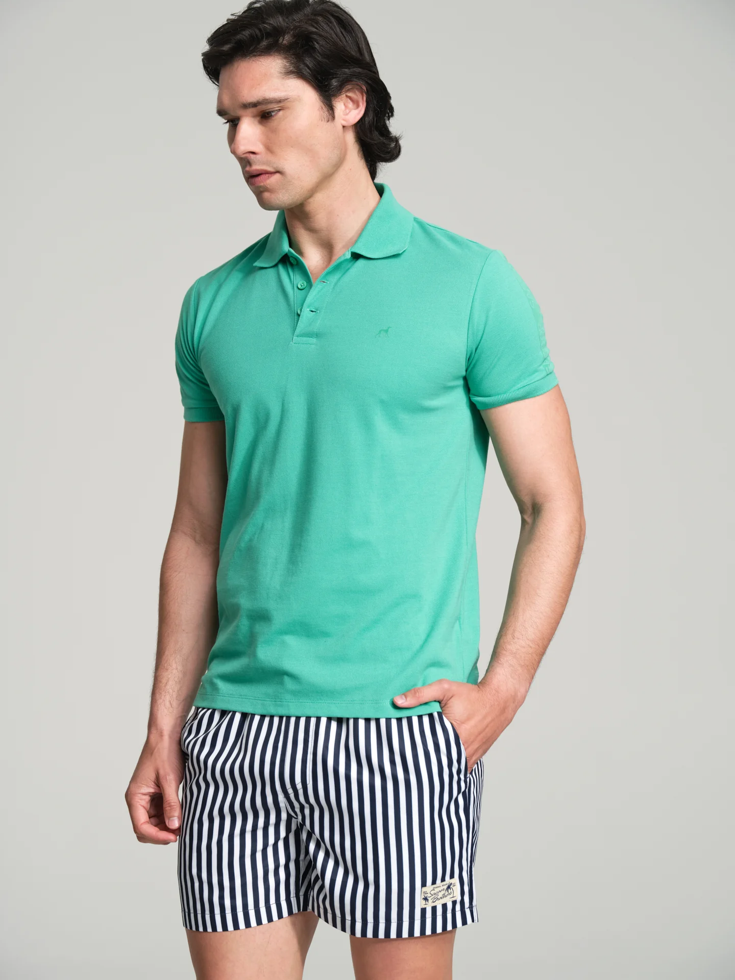 Havana Collection striped swim shorts - Image 2