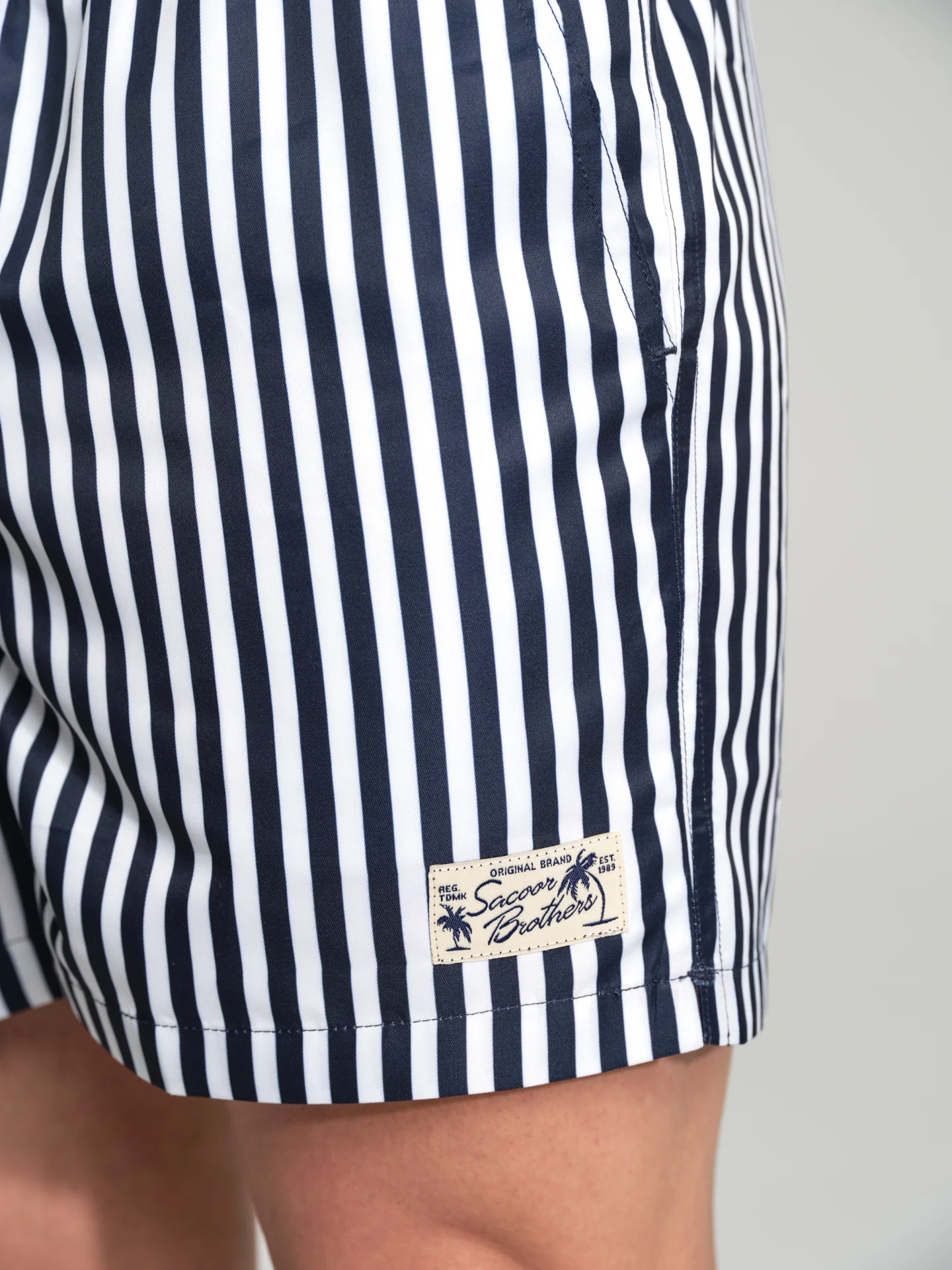 Havana Collection striped swim shorts - Image 4