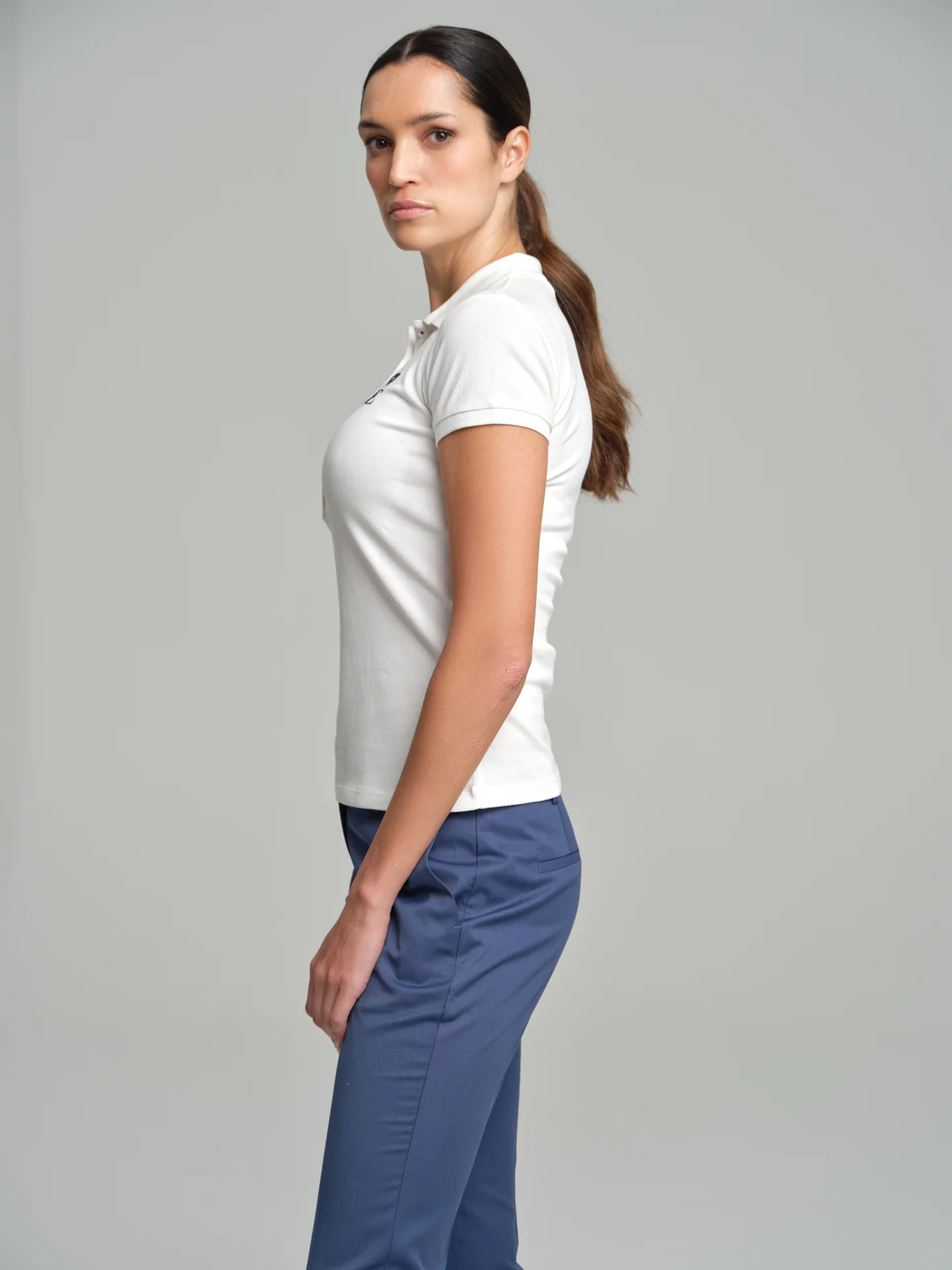 Heart-shaped logo piquet polo shirt - Image 14