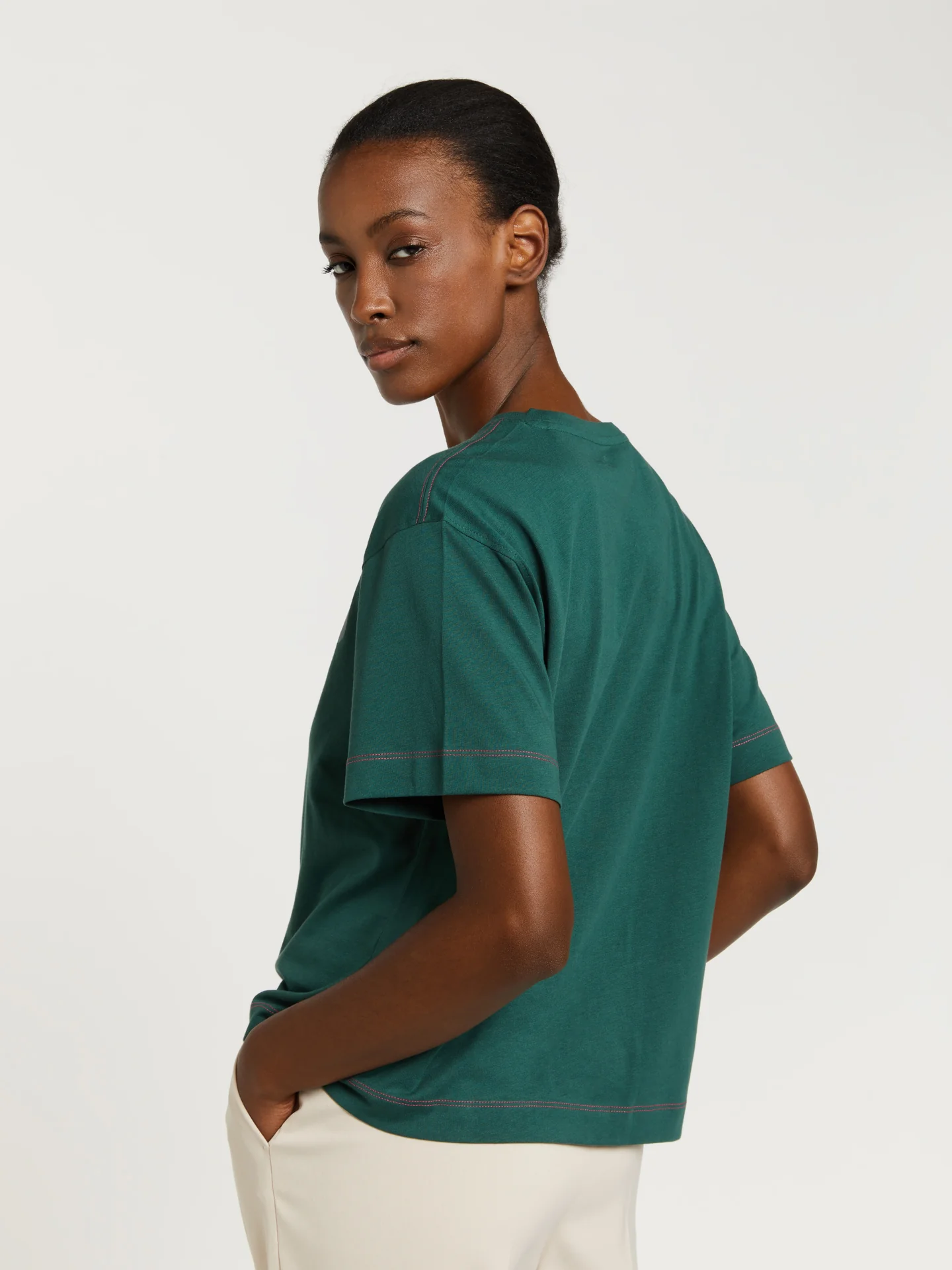Heart shaped print t-shirt - Image 3