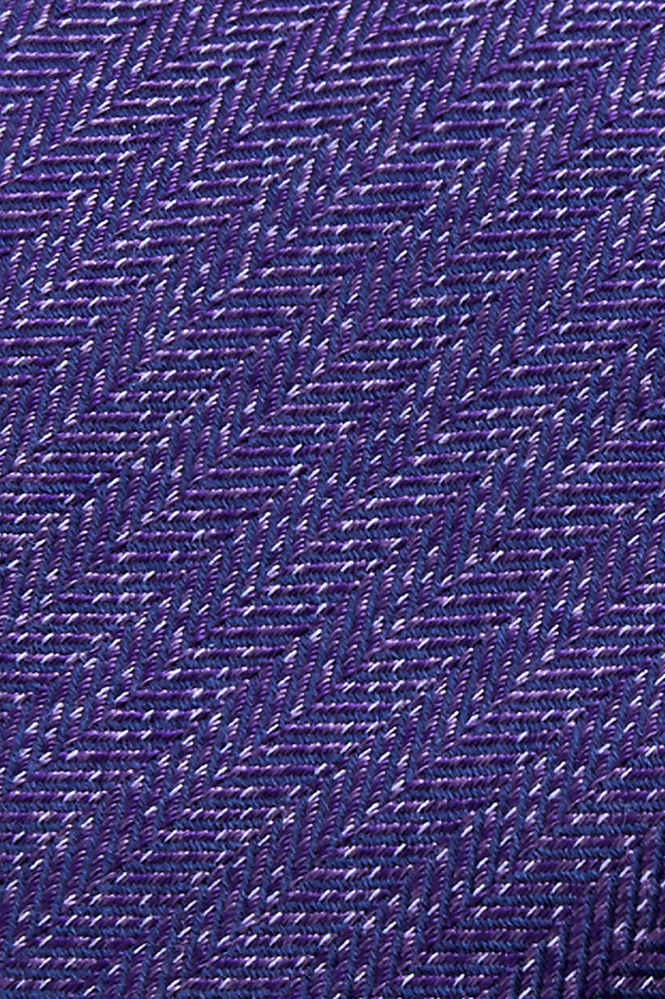Herringbone Pattern Tie Silk and Wool Blend 7,5cm - Image 14