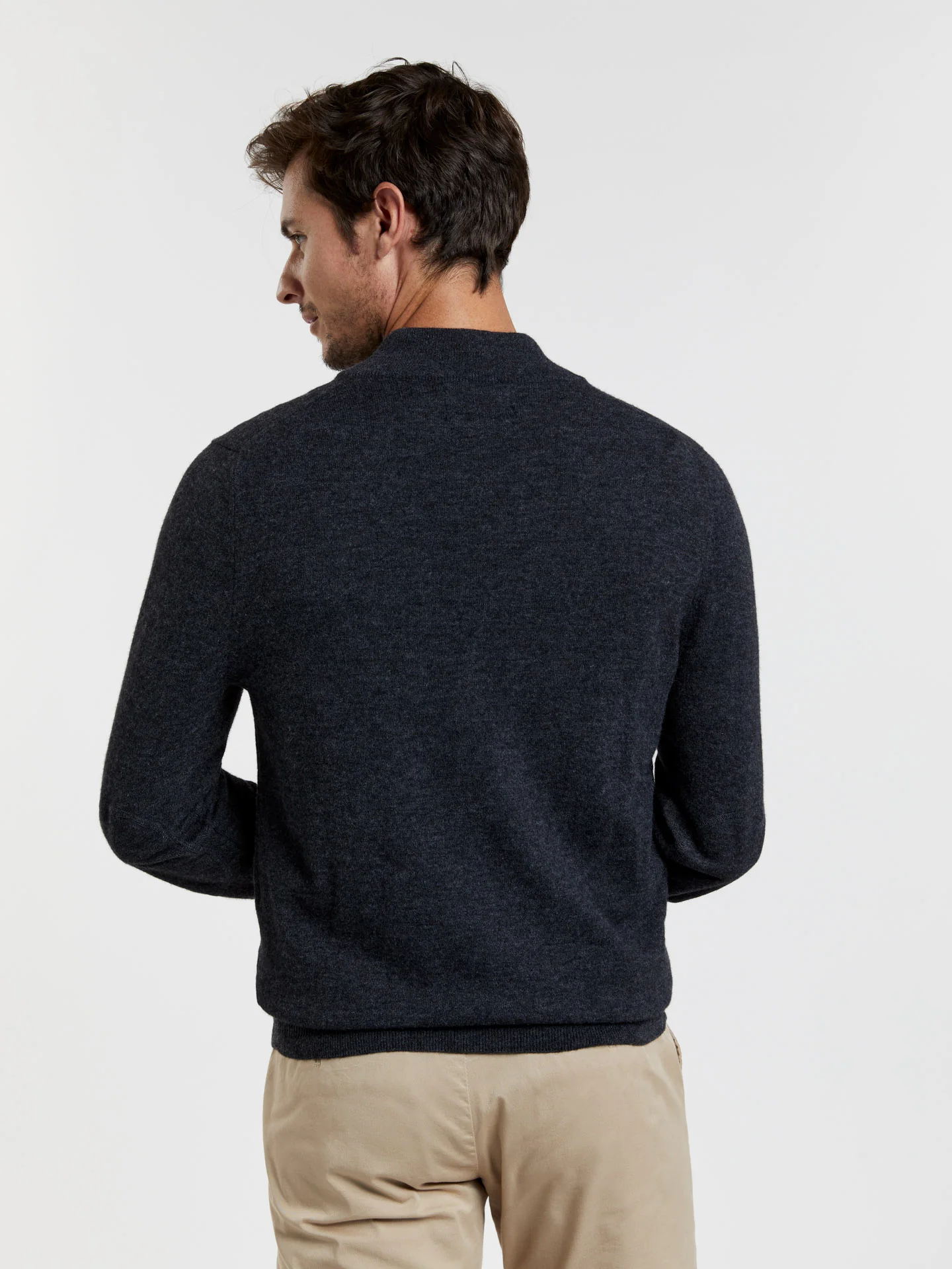 High collar zipped cardigan - Image 12