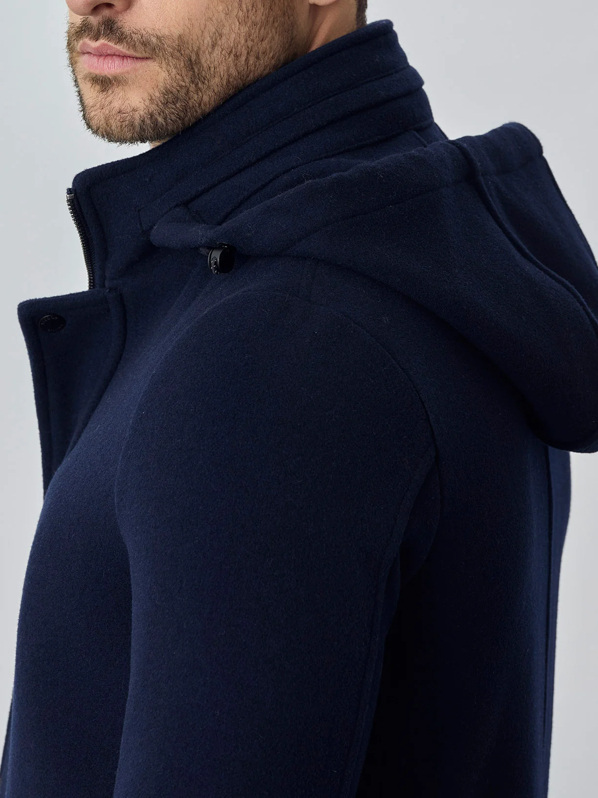 Hooded duffle coat - Image 5