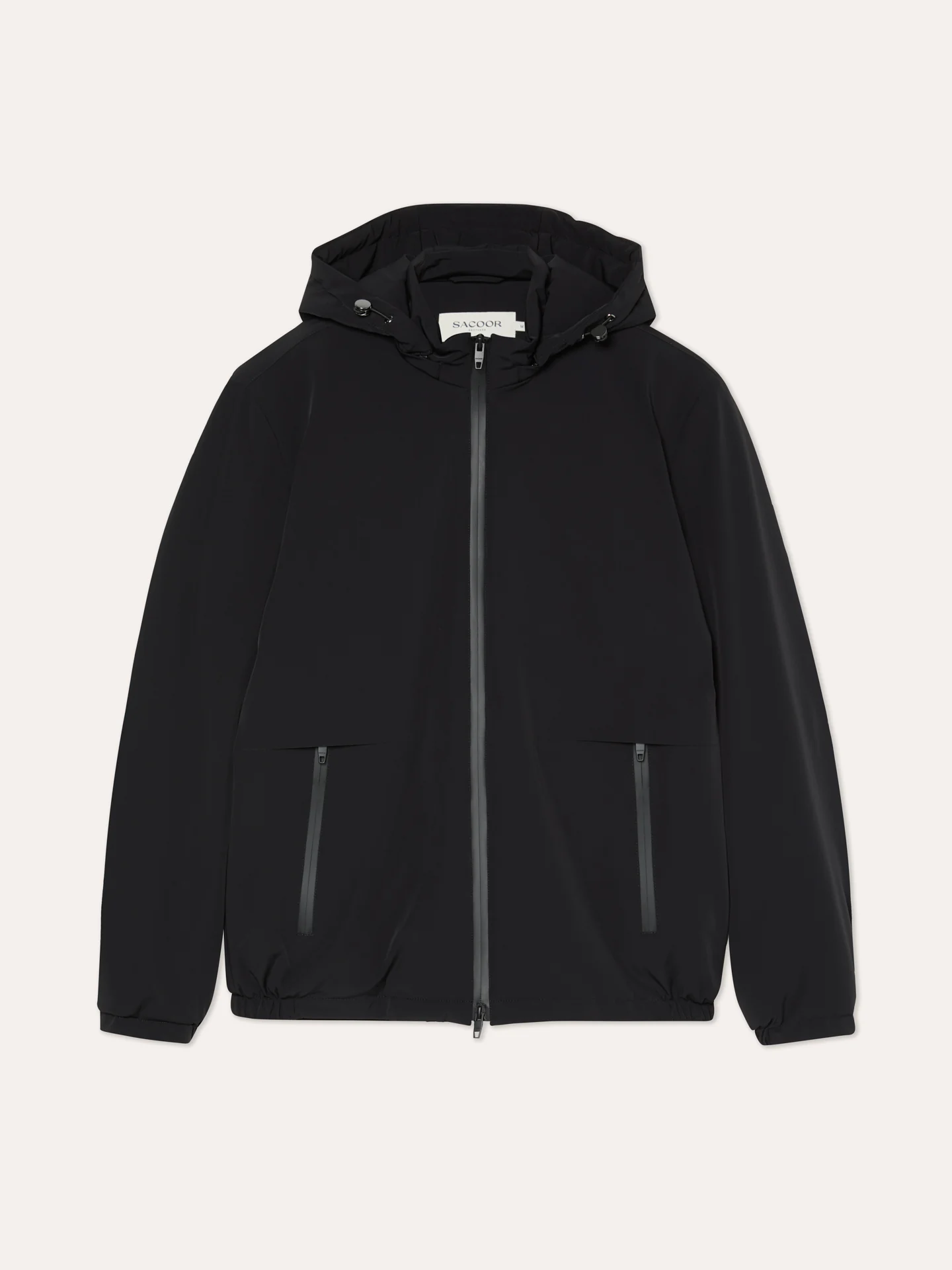 Hooded Performance Jacket In Stretch Nylon - Image 4