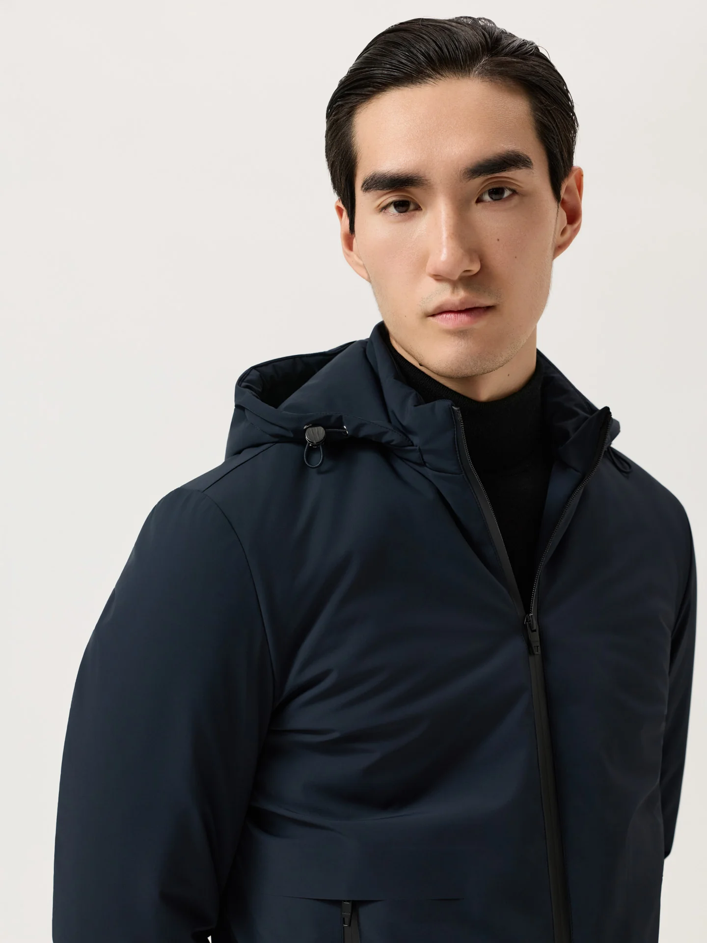 Hooded Performance Jacket In Stretch Nylon - Image 6