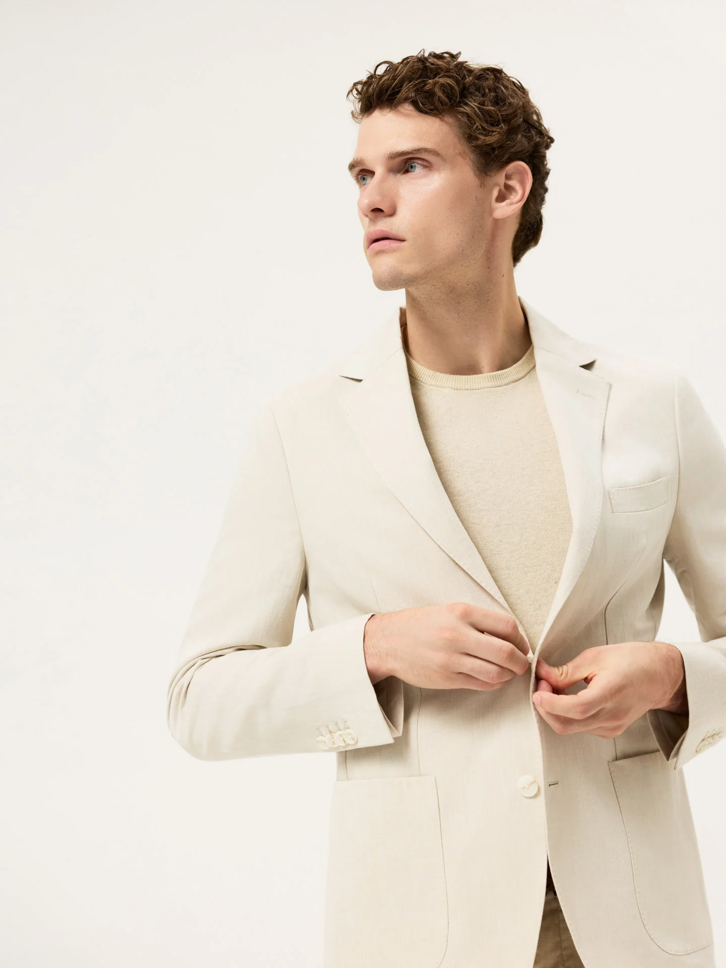 Italian Linen Cotton Blazer
